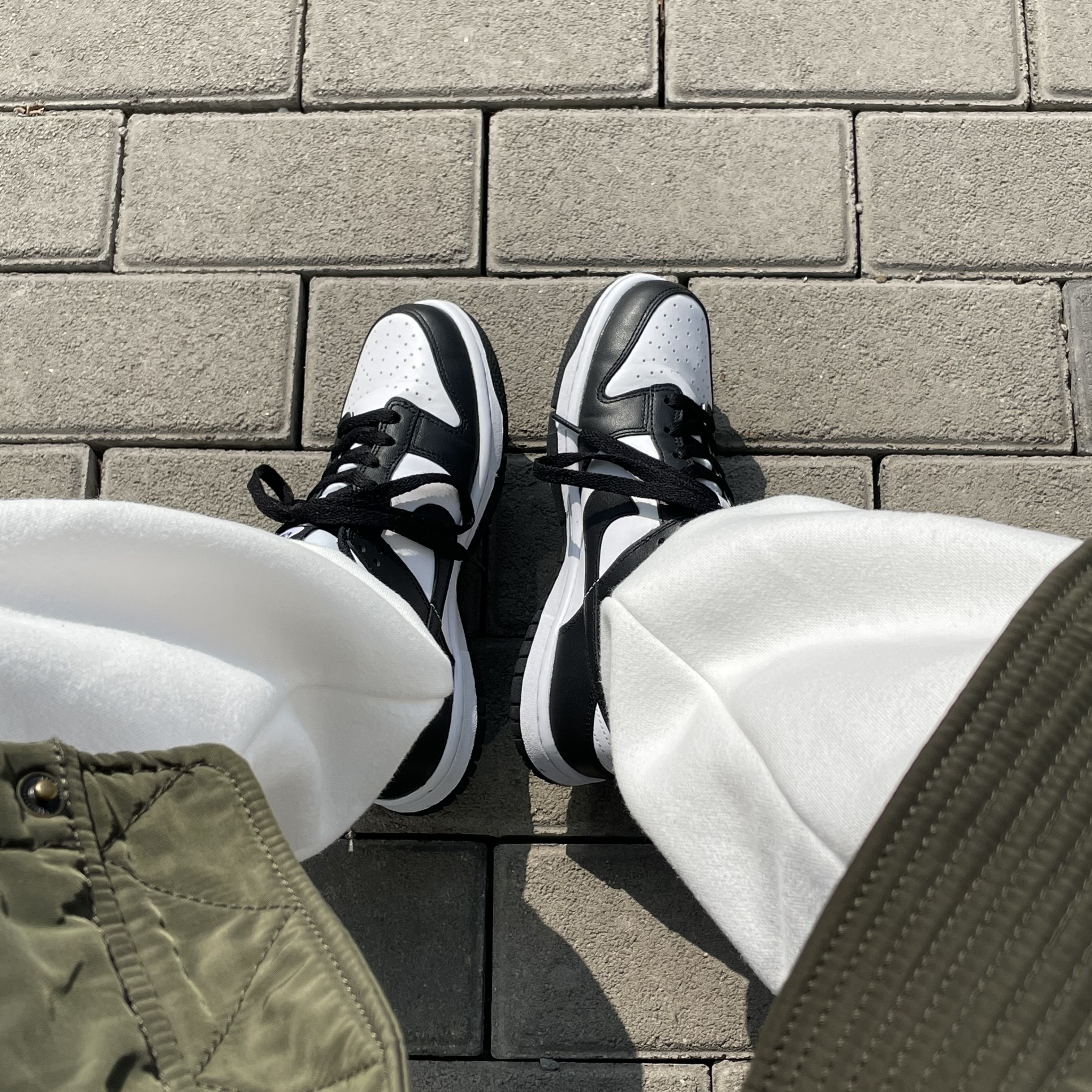 (W) Nike Dunk Low Black, (GS) Nike Dunk Low Black 착용 스타일