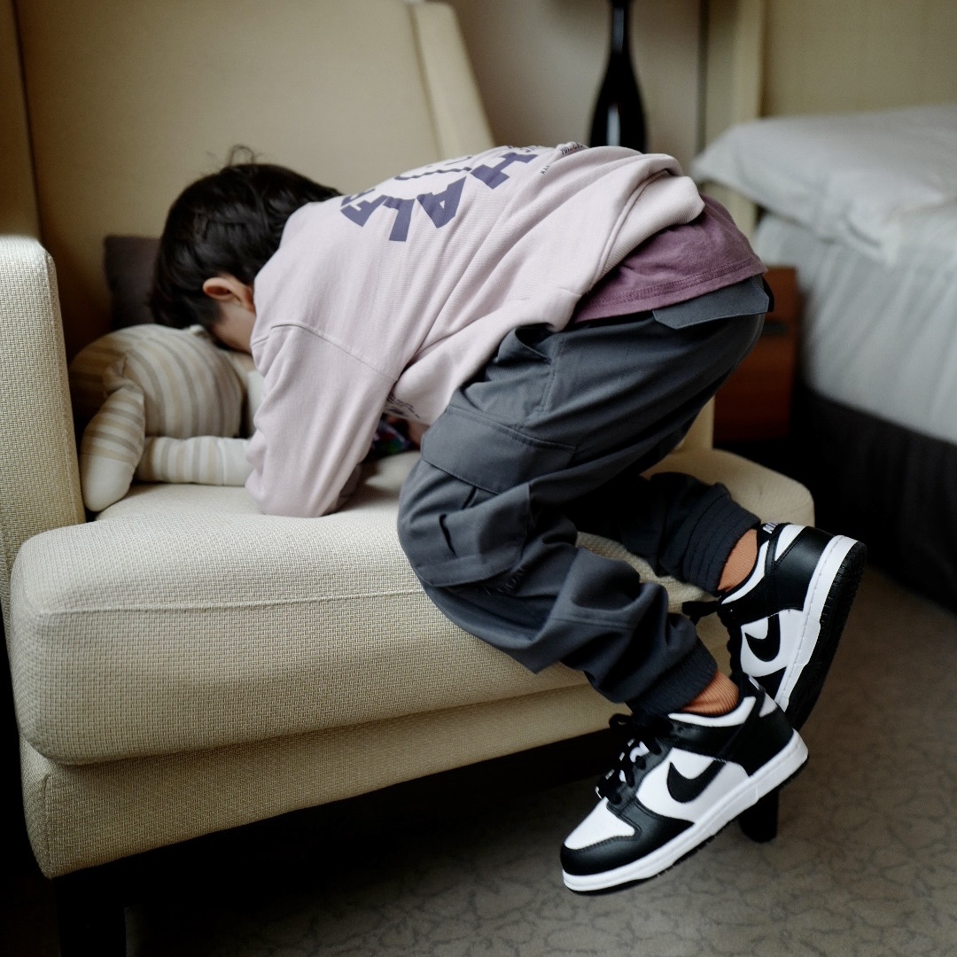 (PS) Nike Dunk Low Black 착용 스타일 - 3