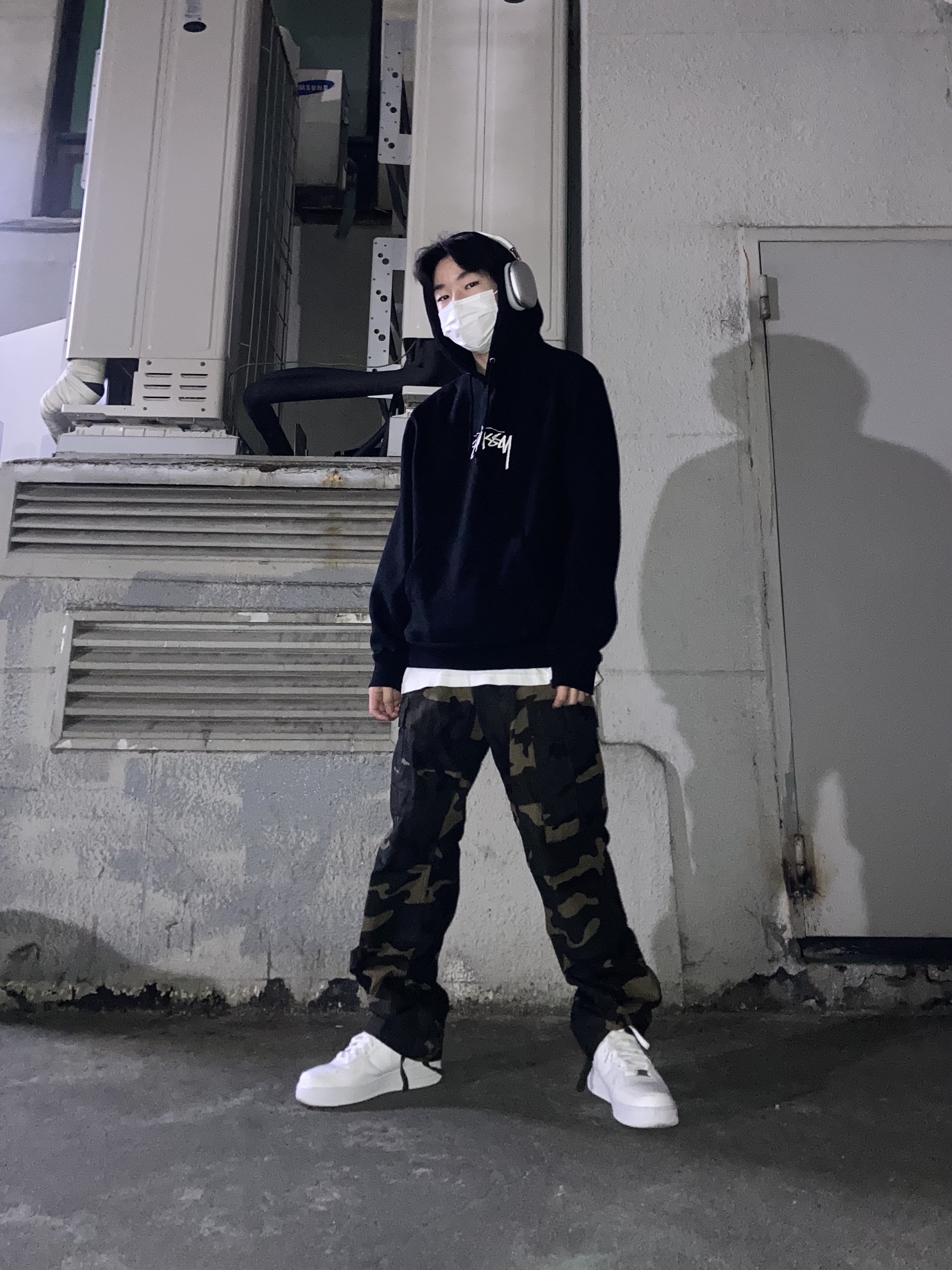 Nike Air Force 1 Mid '07 White 착용 스타일 - 2