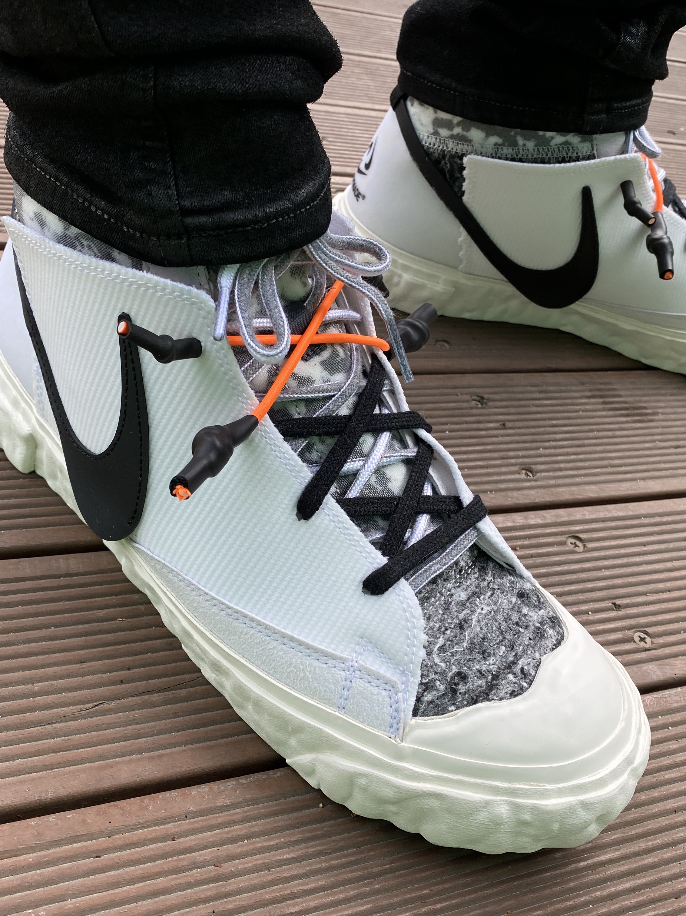 Nike x Readymade Blazer Mid White 착용 스타일 - 3