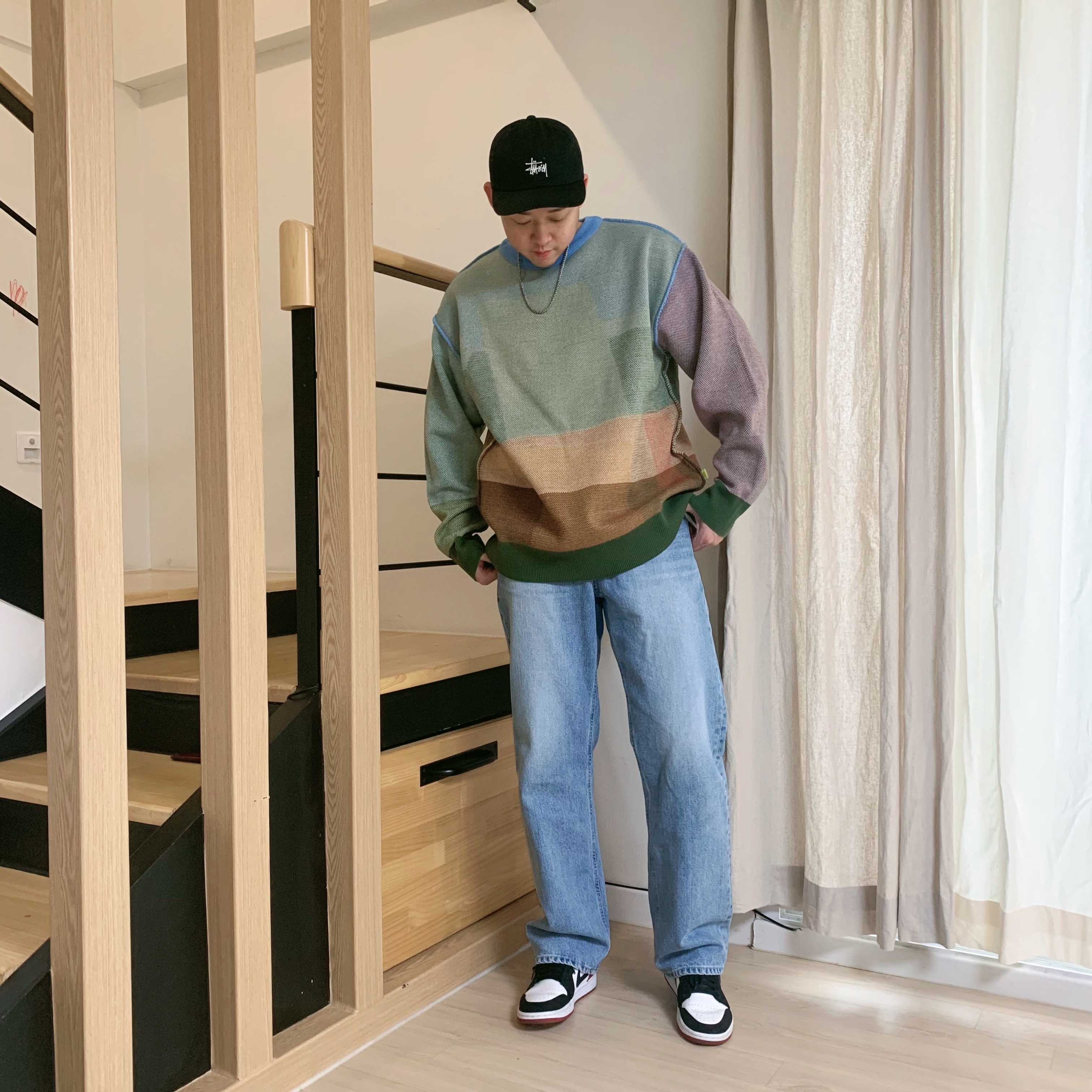 Jordan 1 Low Black Toe 착용 스타일