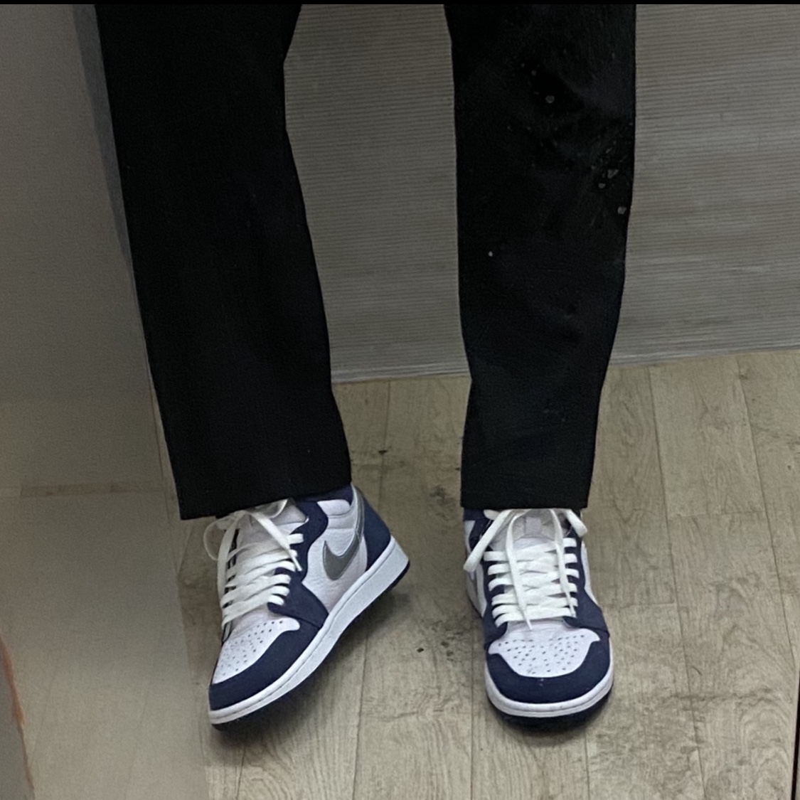 Jordan 1 Retro High OG CO.JP Midnight Navy, (GS) Jordan 1 Retro High OG CO.JP Midnight Navy 착용 스타일