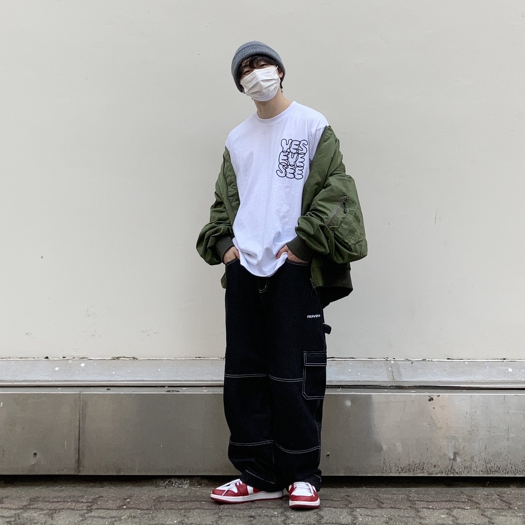 Jordan 1 Low Gym Red White 착용 스타일 - 2
