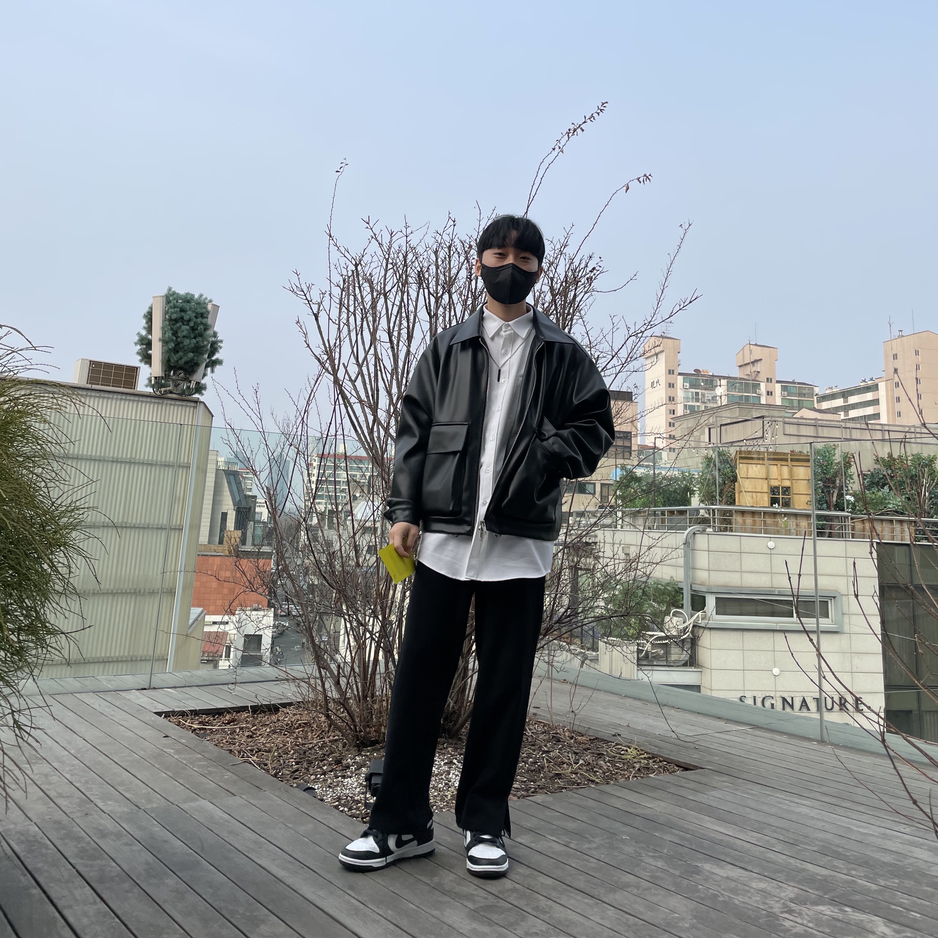 Nike Dunk Low Retro Black 착용 스타일