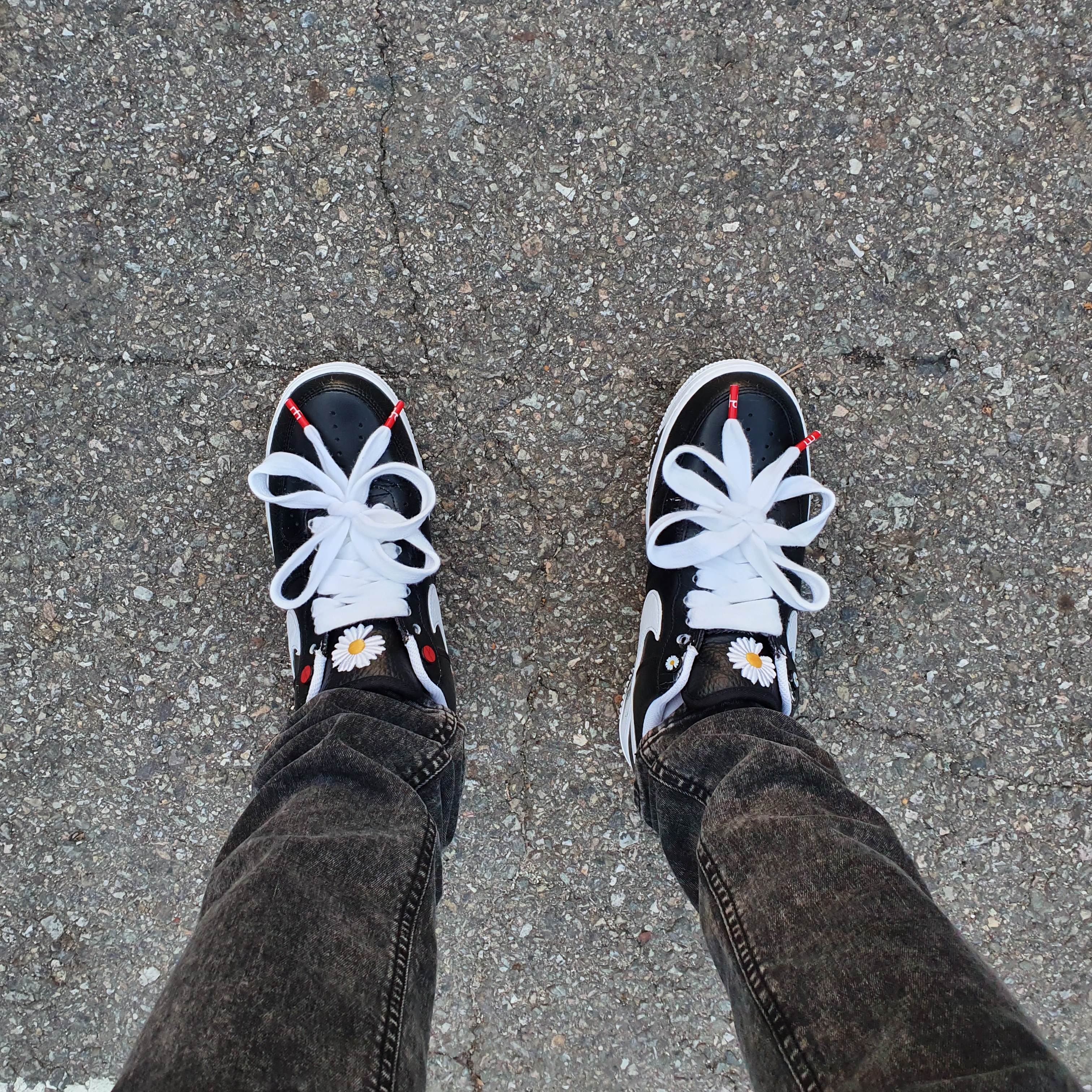 Nike x Peaceminusone Air Force 1 Low Para-Noise 착용 스타일