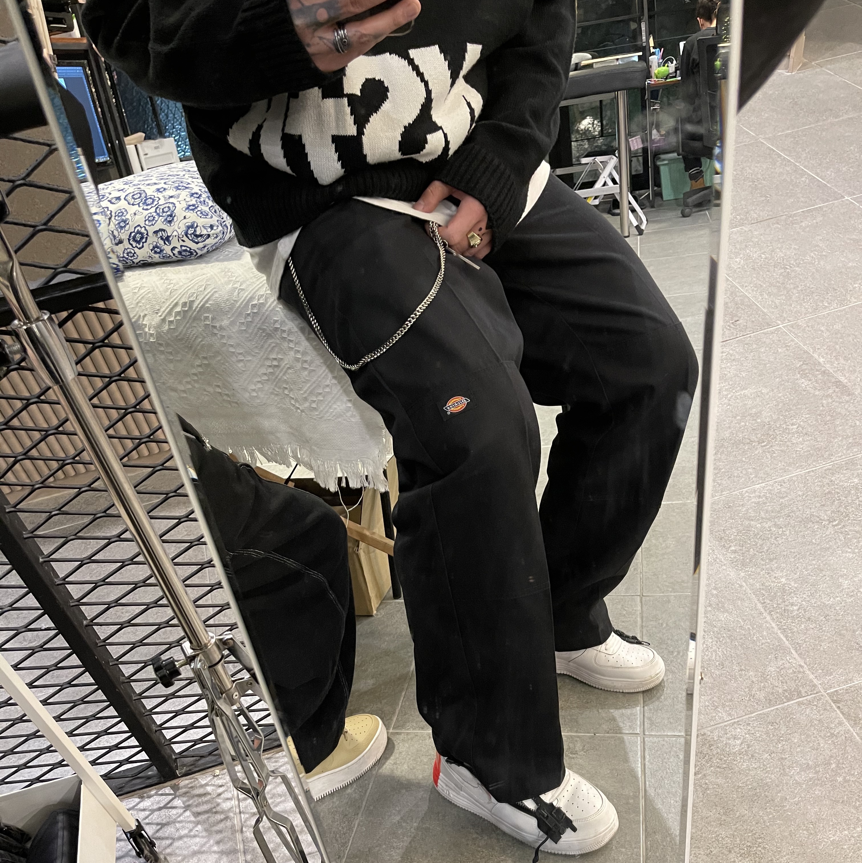 Nike x Acronym Lunar Force 1 SP Zip Bright Crimson 착용 스타일 - 2