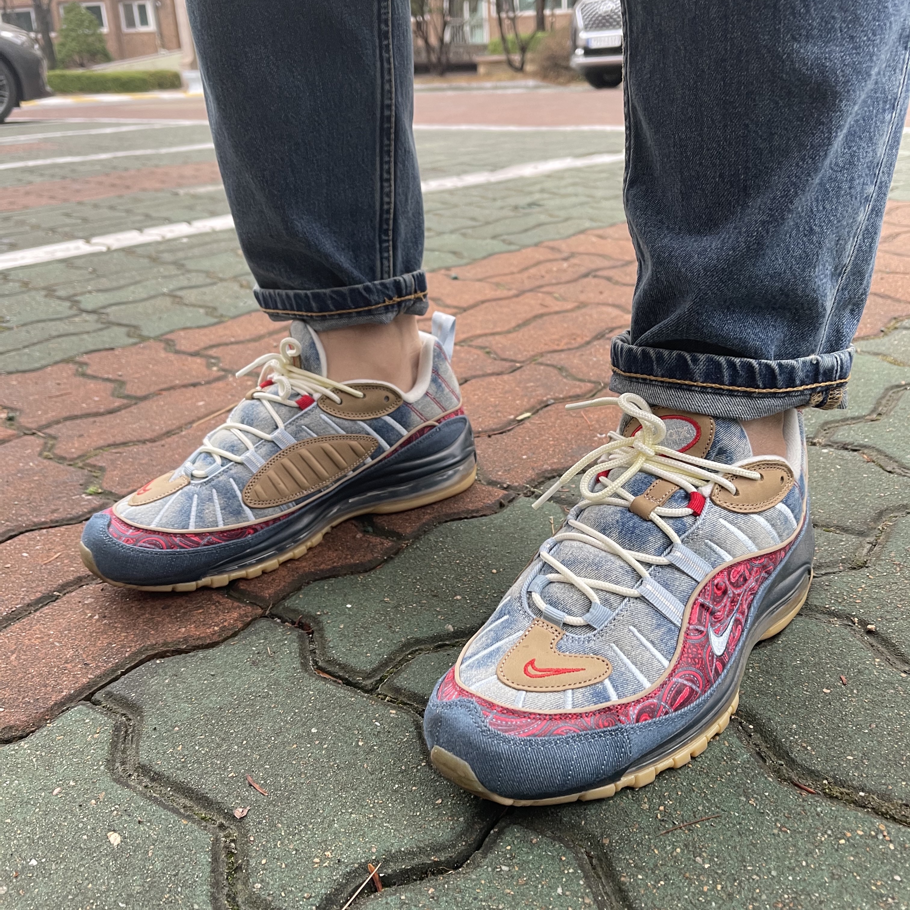 Nike Air Max 98 Wild West 착용 스타일 - 3