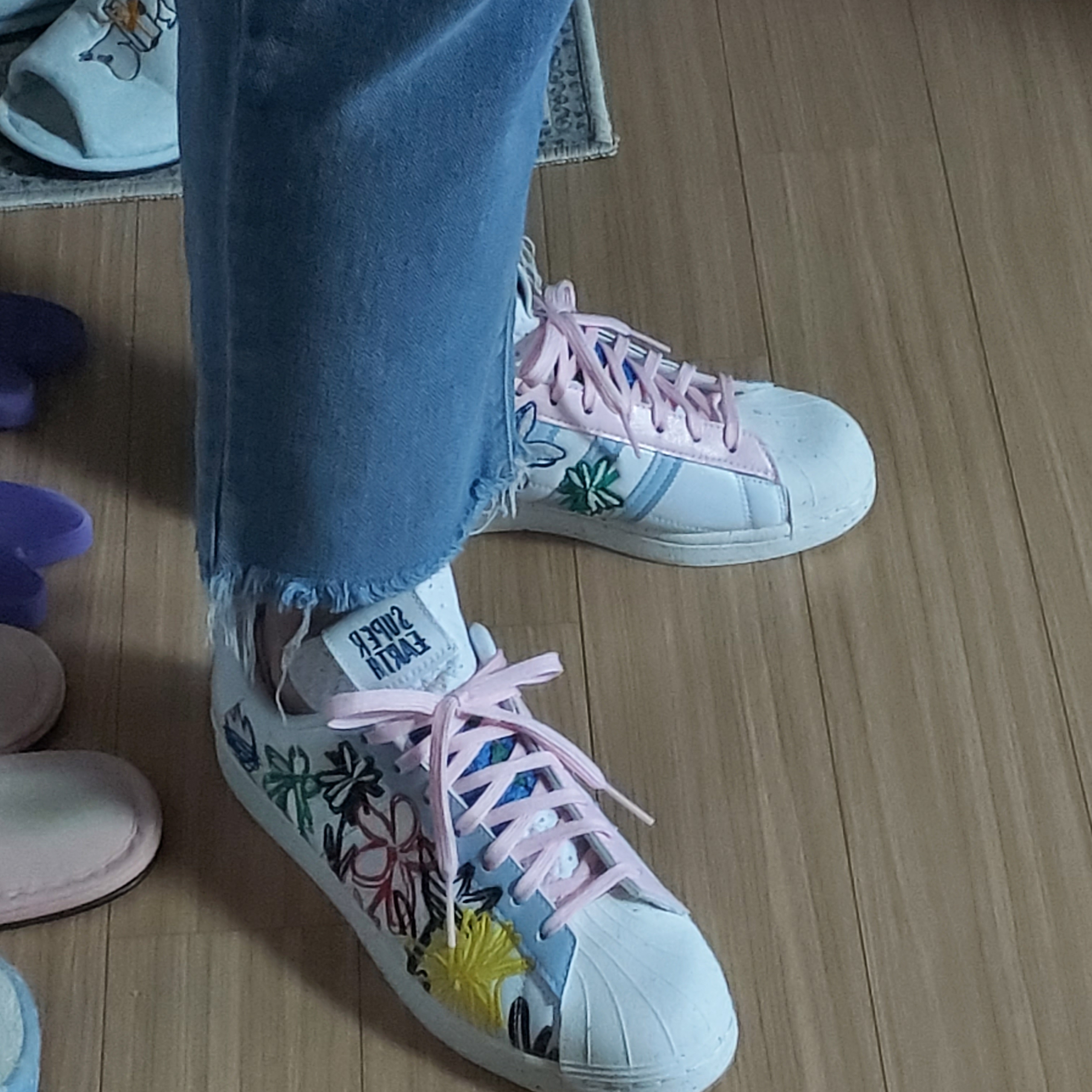 Adidas x Sean Wotherspoon Superstar Superearth 착용 스타일