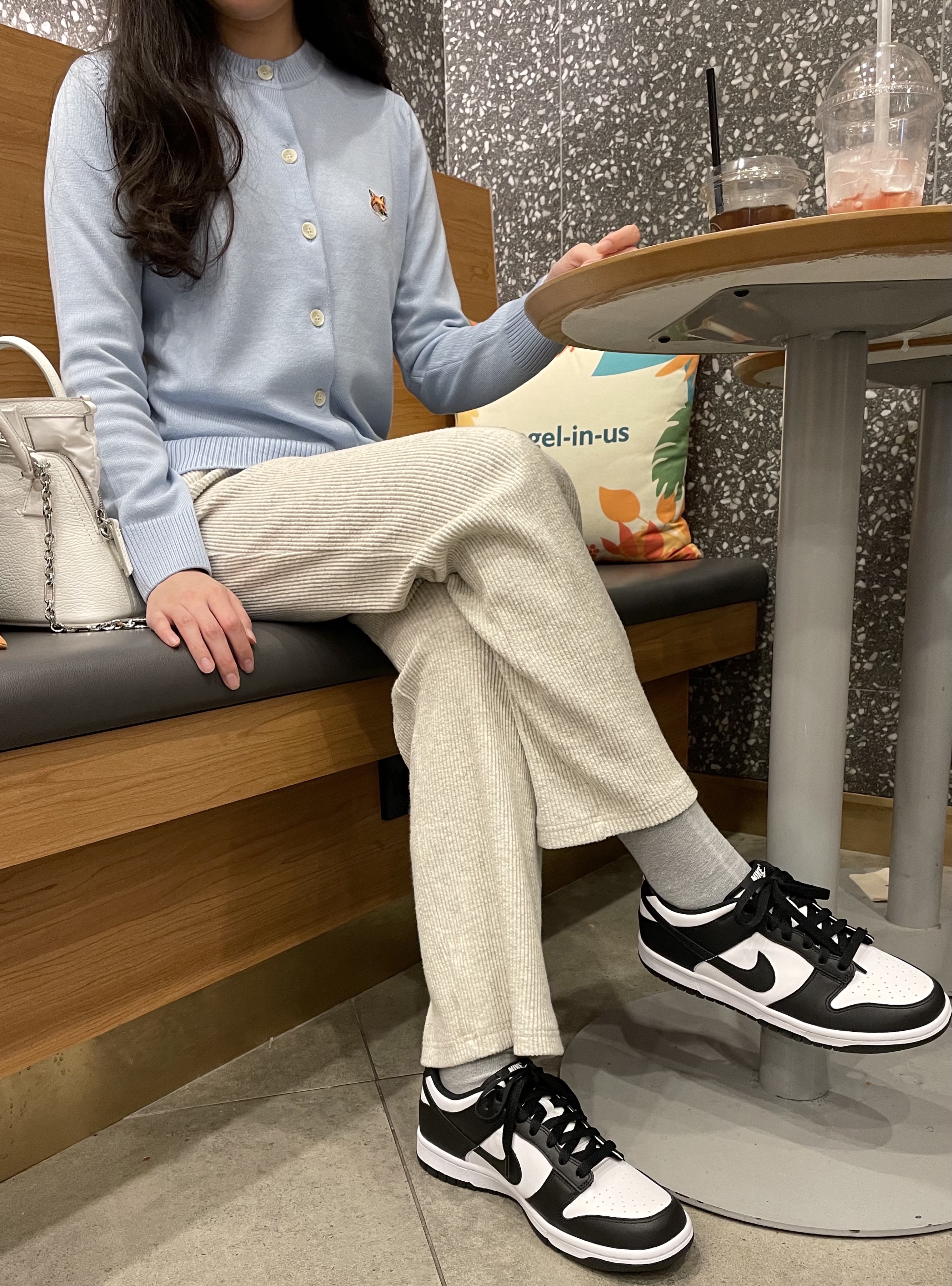 Nike Dunk Low Retro Black, (W) Nike Dunk Low Black 착용 스타일