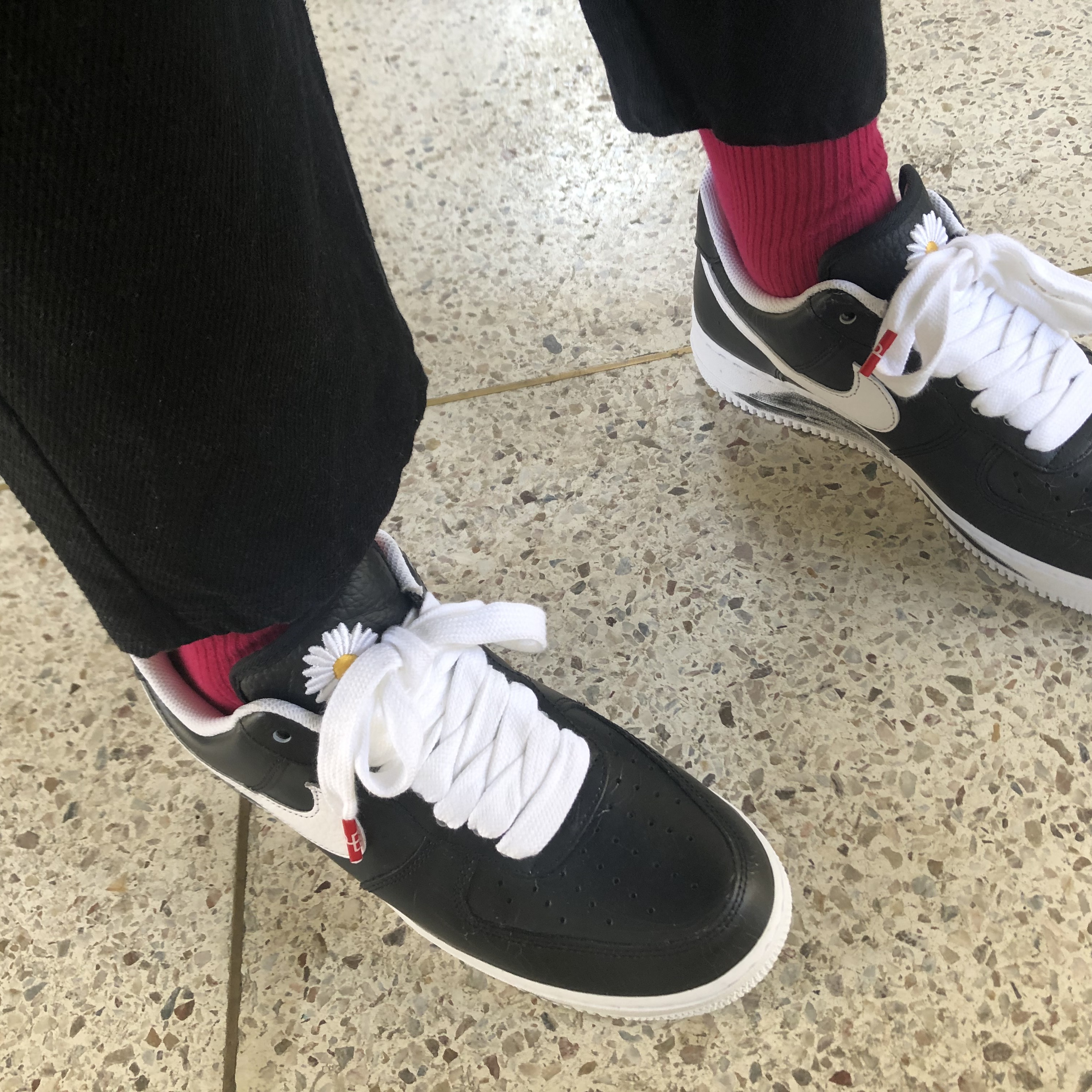Nike x Peaceminusone Air Force 1 Low Para-Noise 착용 스타일