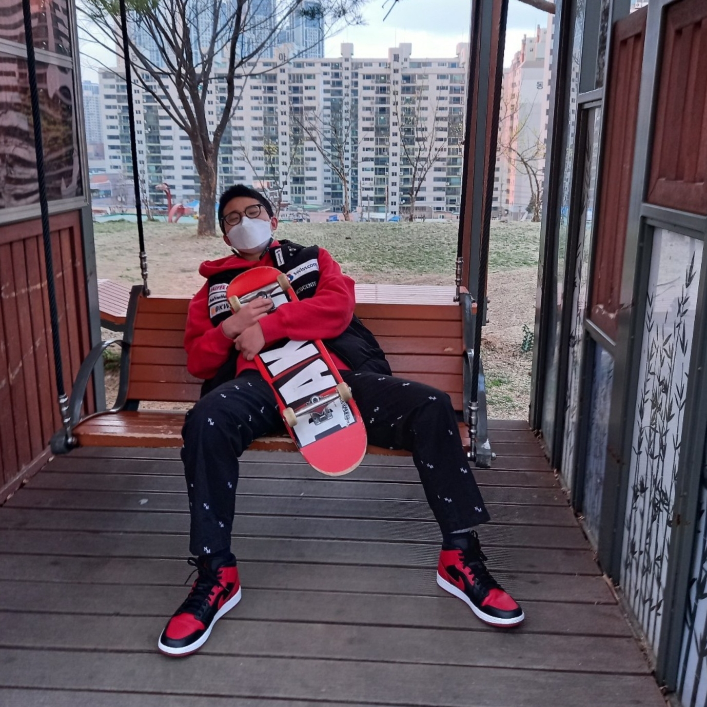 Jordan 1 Mid Bred Banned 2020 착용 스타일