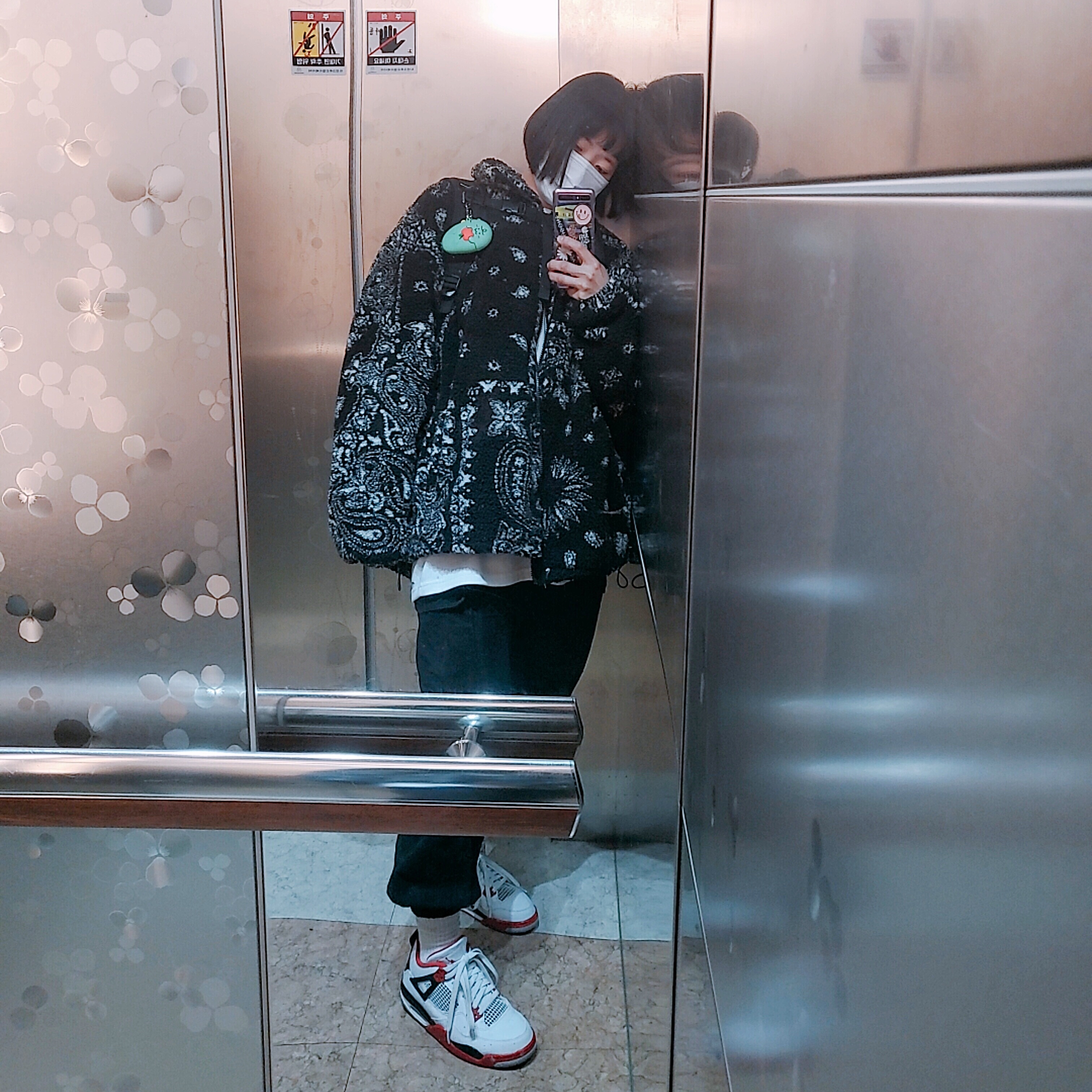 Jordan 4 Retro OG Fire Red 2020 착용 스타일