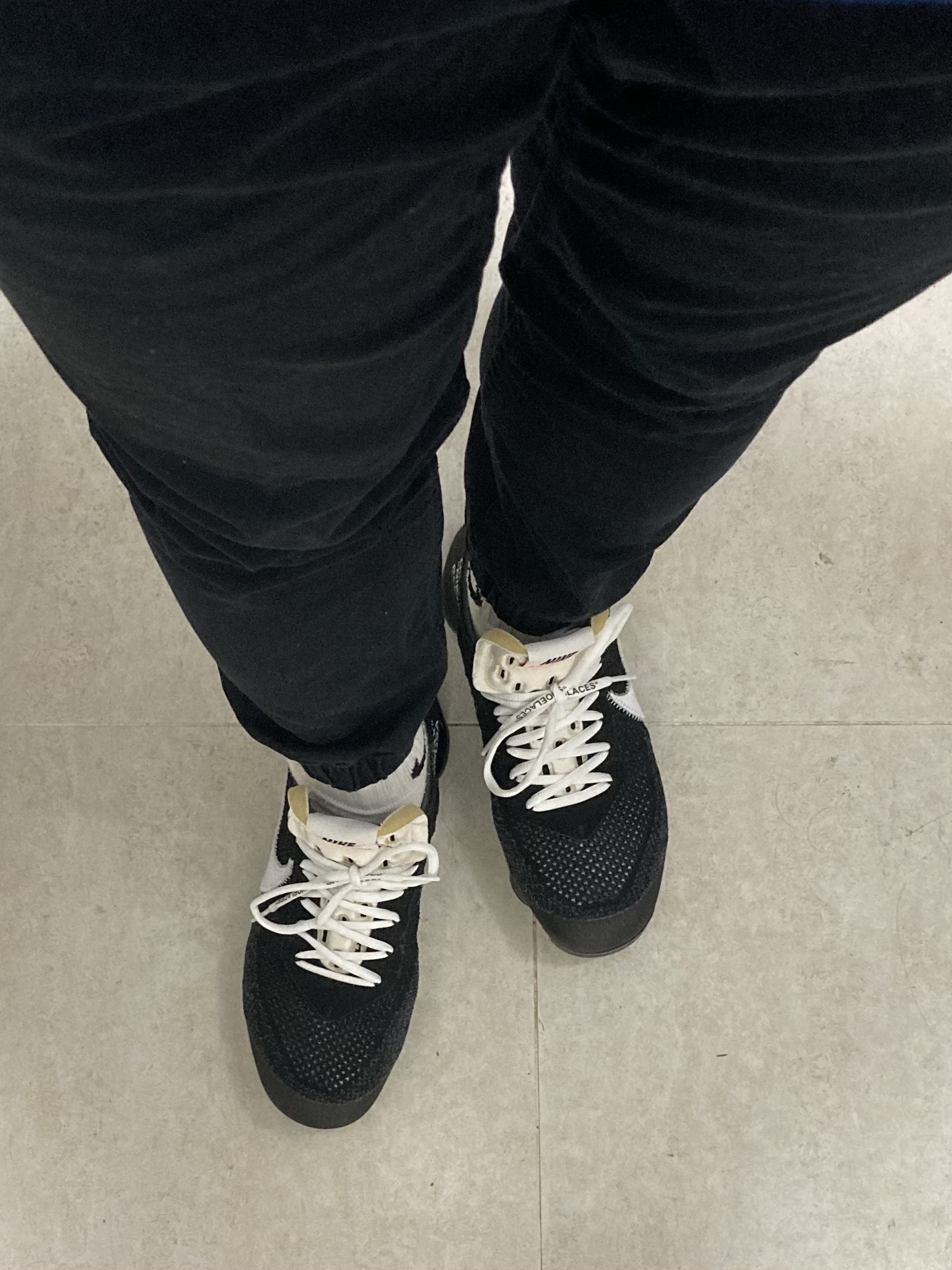 Nike x Off-White Air VaporMax OG Black The Ten 착용 스타일