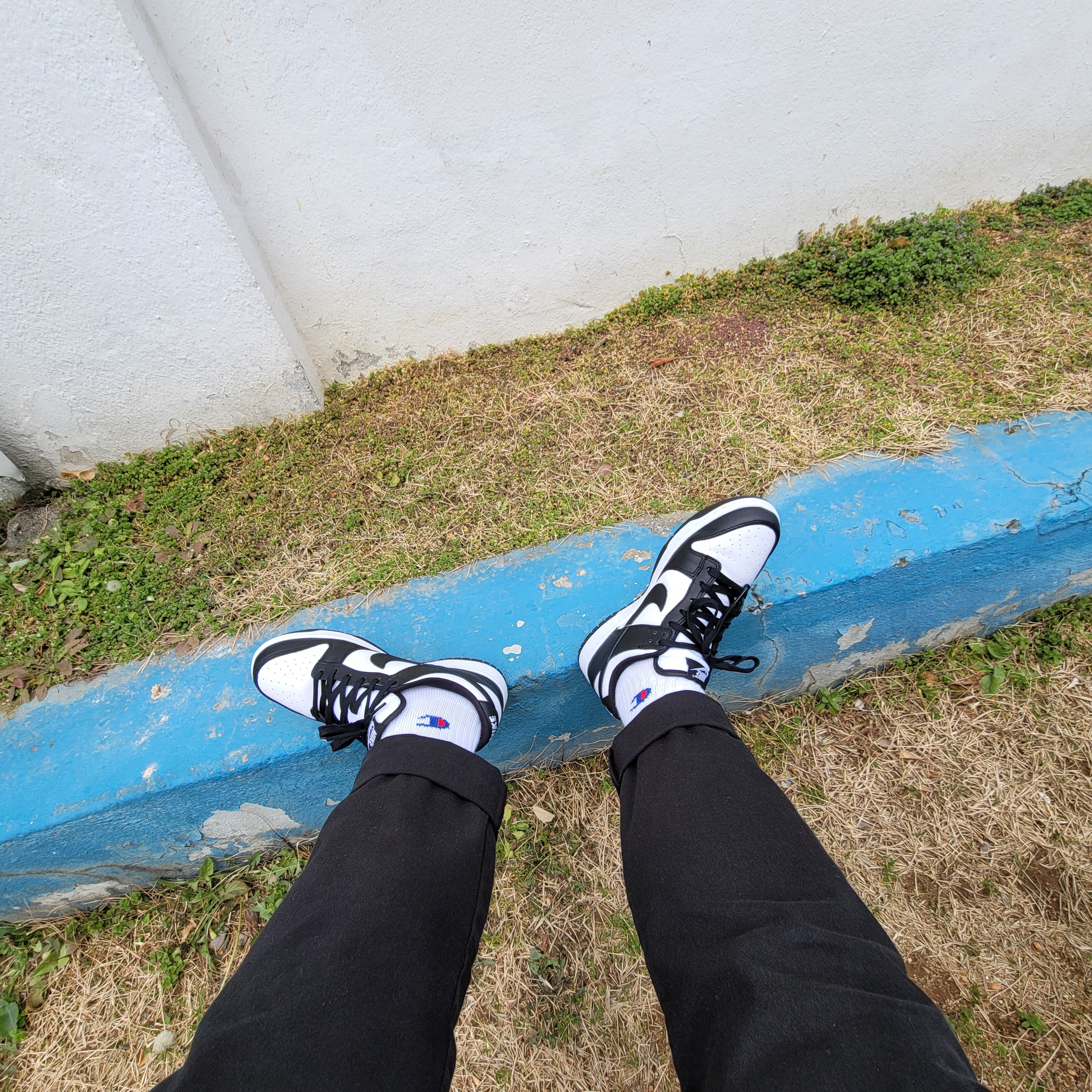 Nike Dunk Low Retro Black 착용 스타일