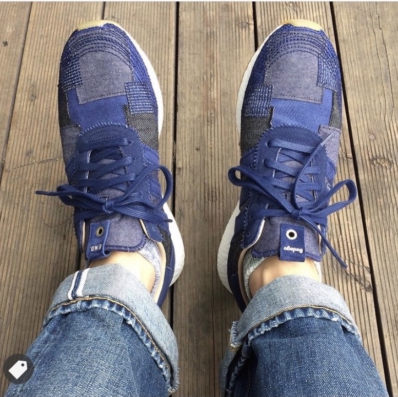 Adidas x END. x Bodega Iniki Runner SE Blue 착용 스타일 - 1