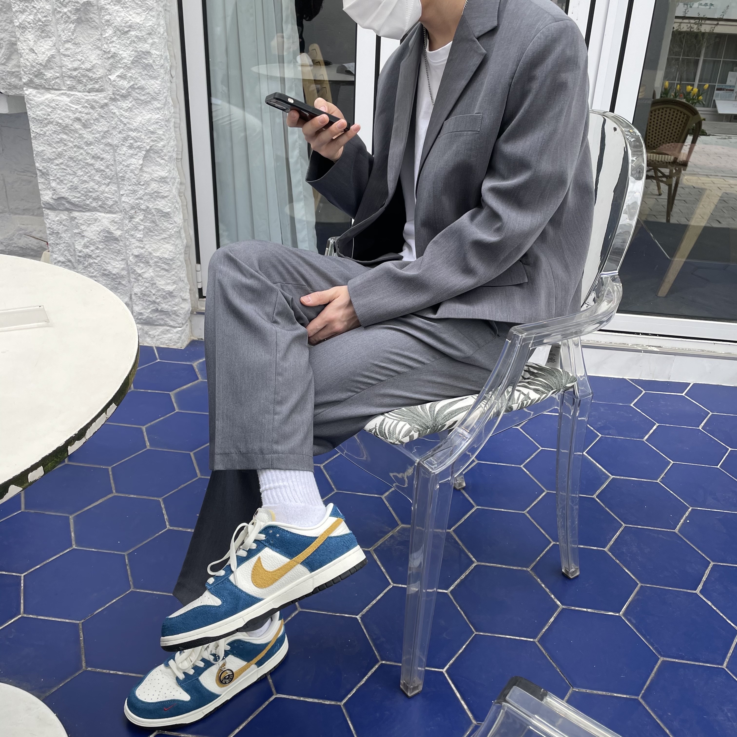 Nike x Kasina Dunk Low 80's Bus 착용 스타일