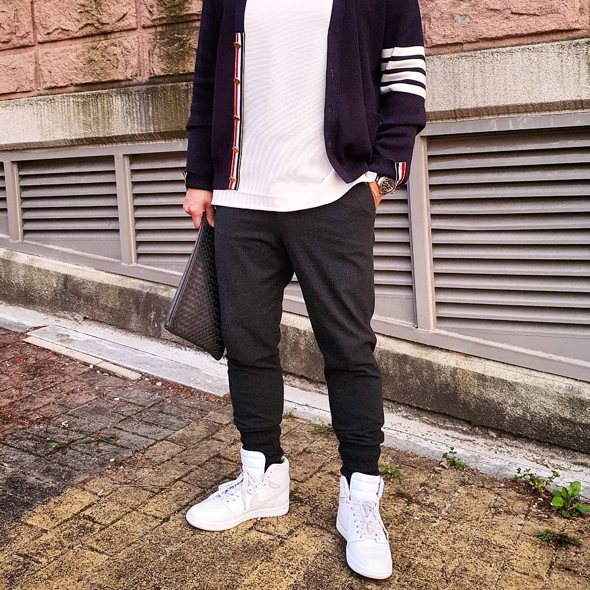 Jordan 1 High 85 Neutral Grey 착용 스타일
