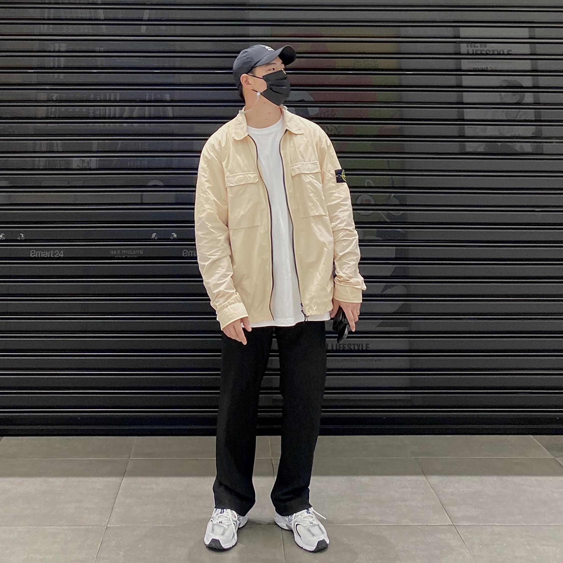 New Balance 530 White 착용 스타일