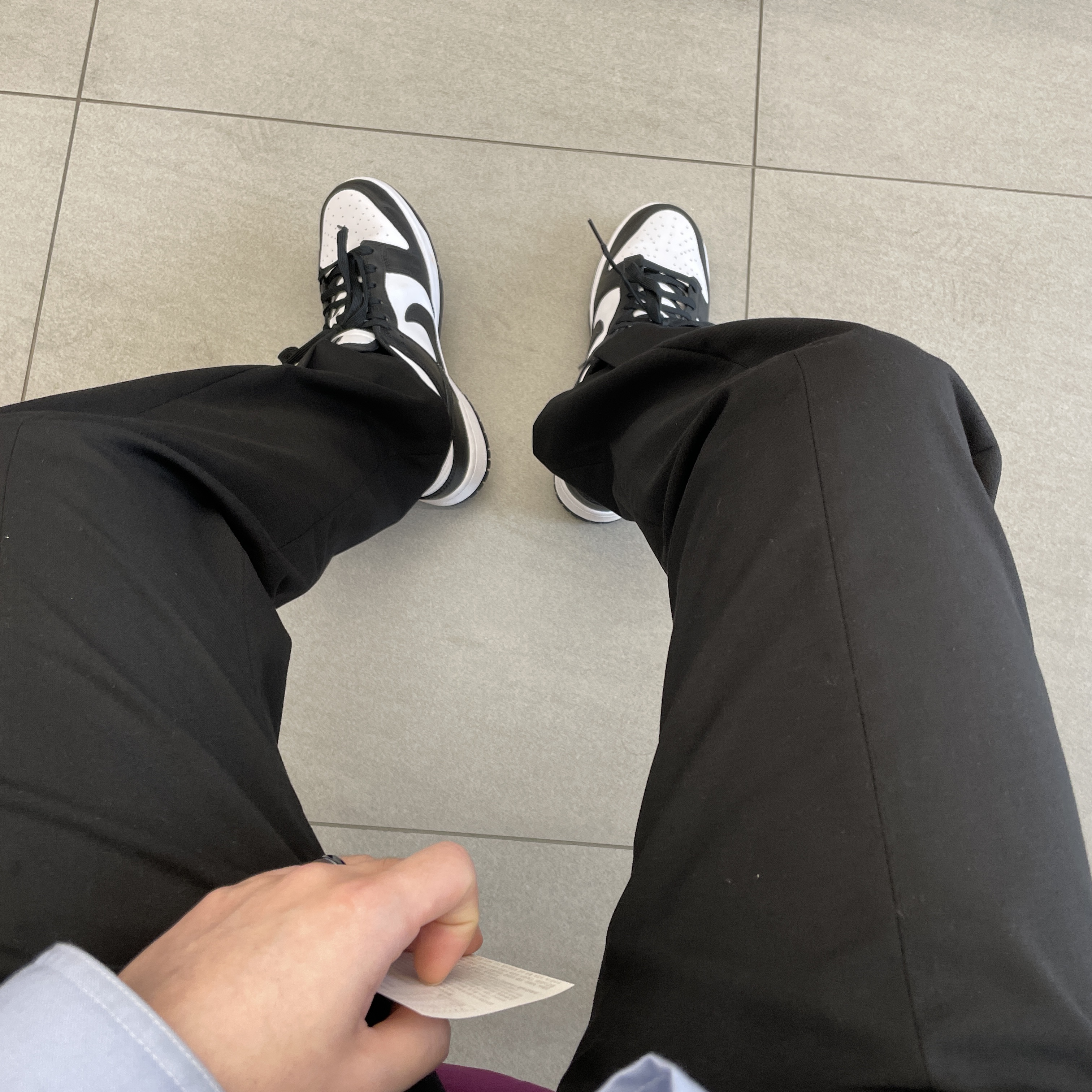 Nike Dunk Low Retro Black 착용 스타일