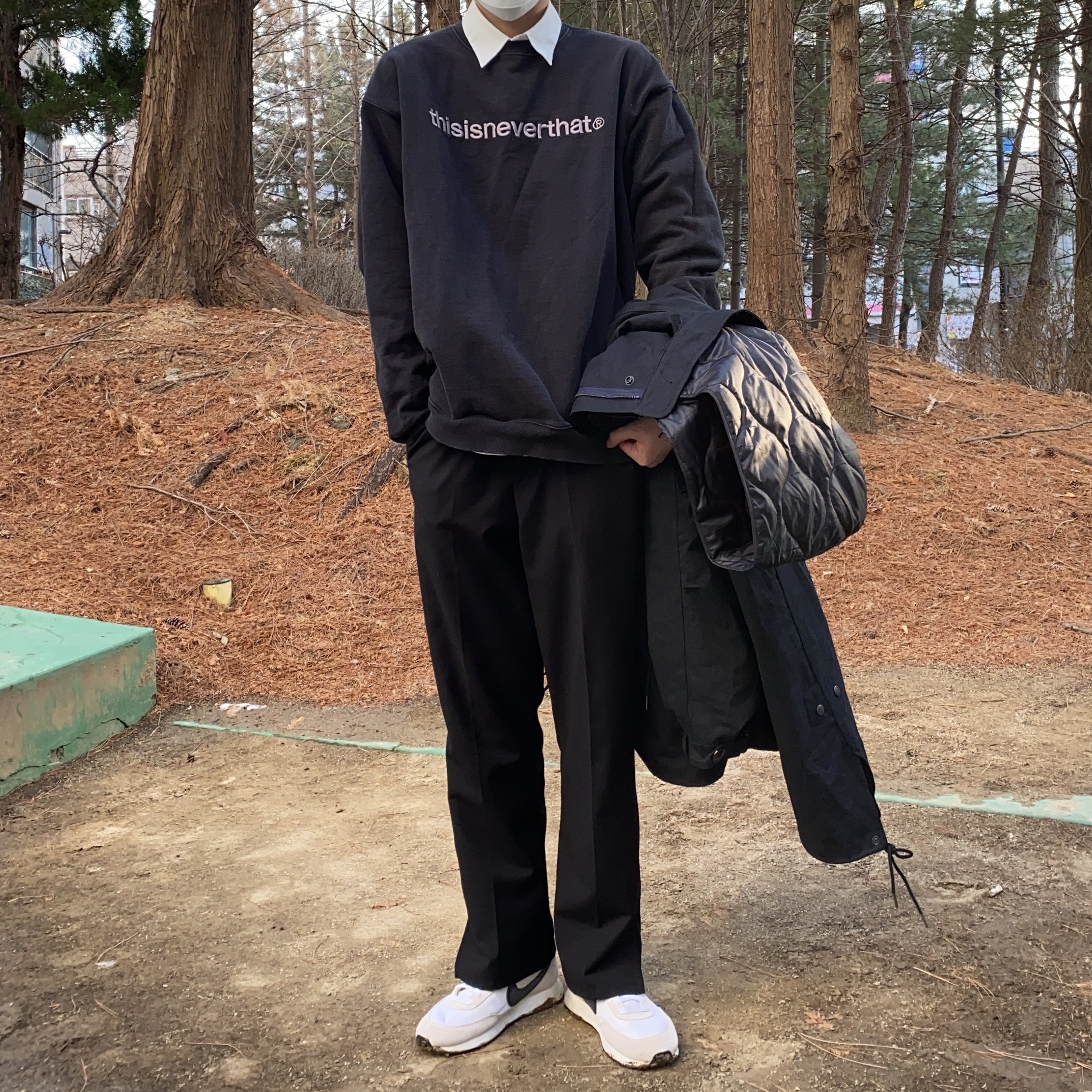 Nike Air Tailwind 79 White Phantom Black 착용 스타일