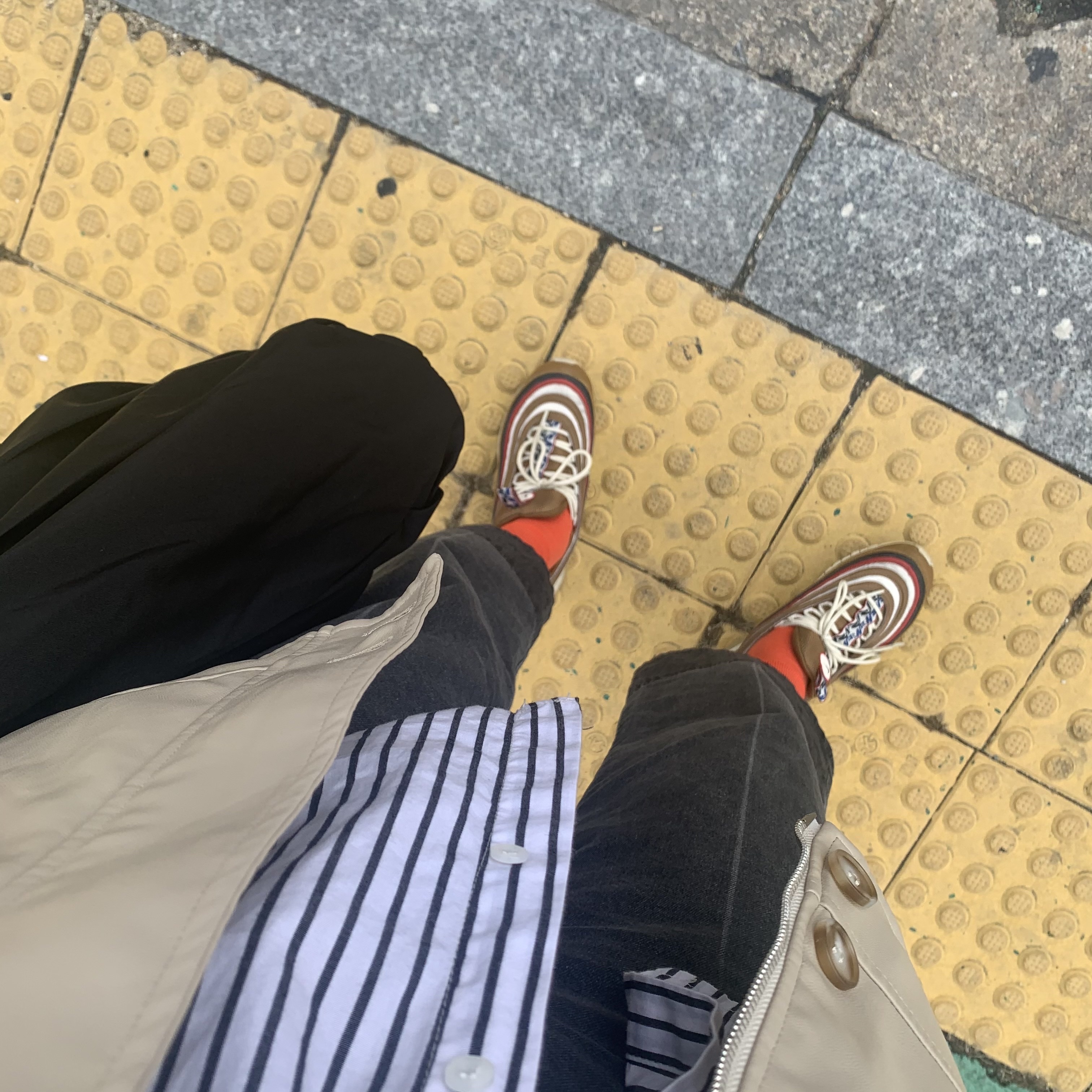 Nike Air Max 97 Pull Tab Brown 착용 스타일