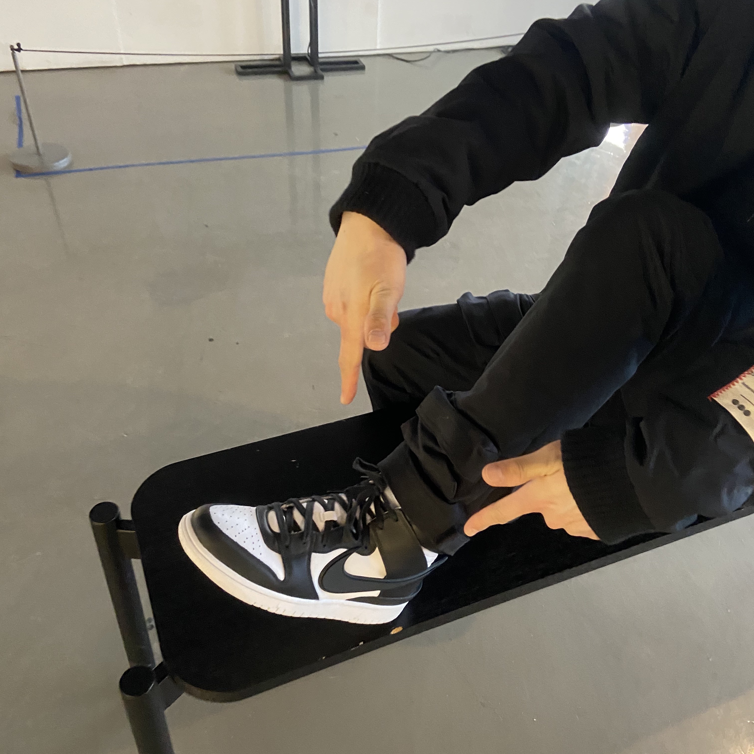 Nike x Ambush Dunk High Black 착용 스타일 - 2