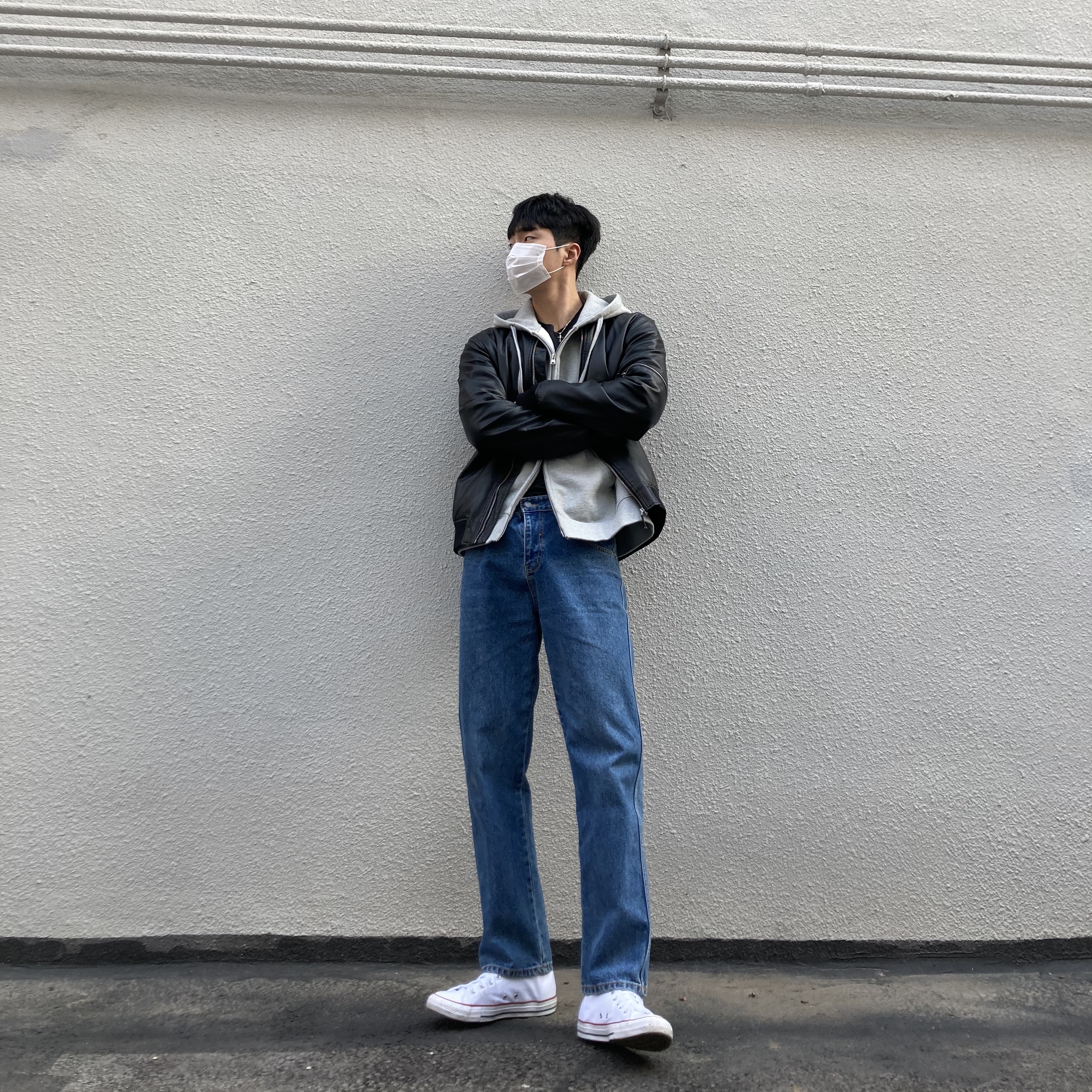 Converse Chuck 70 High Vintage Canvas White 착용 스타일