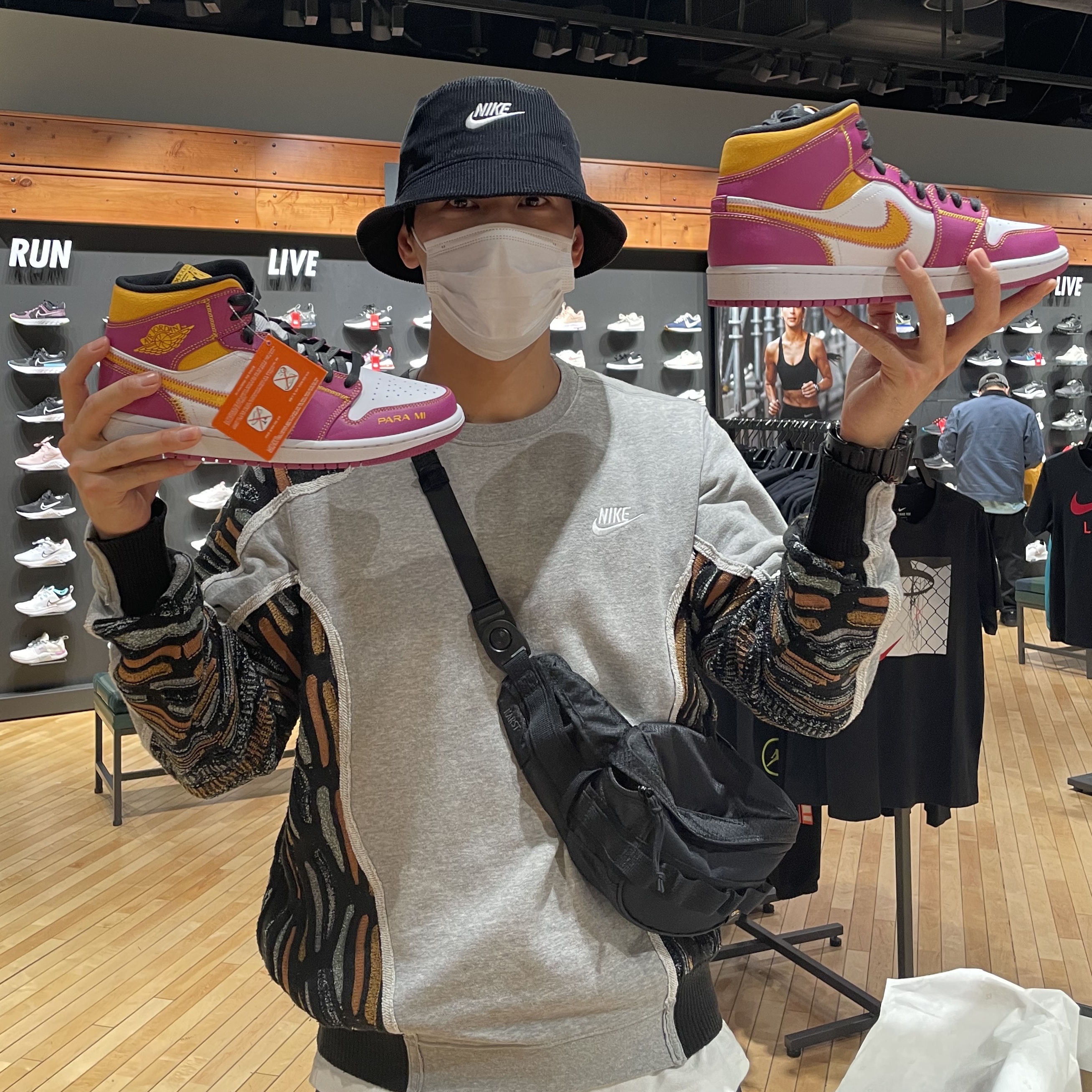 Jordan 1 Mid DOD Familia 착용 스타일 - 2