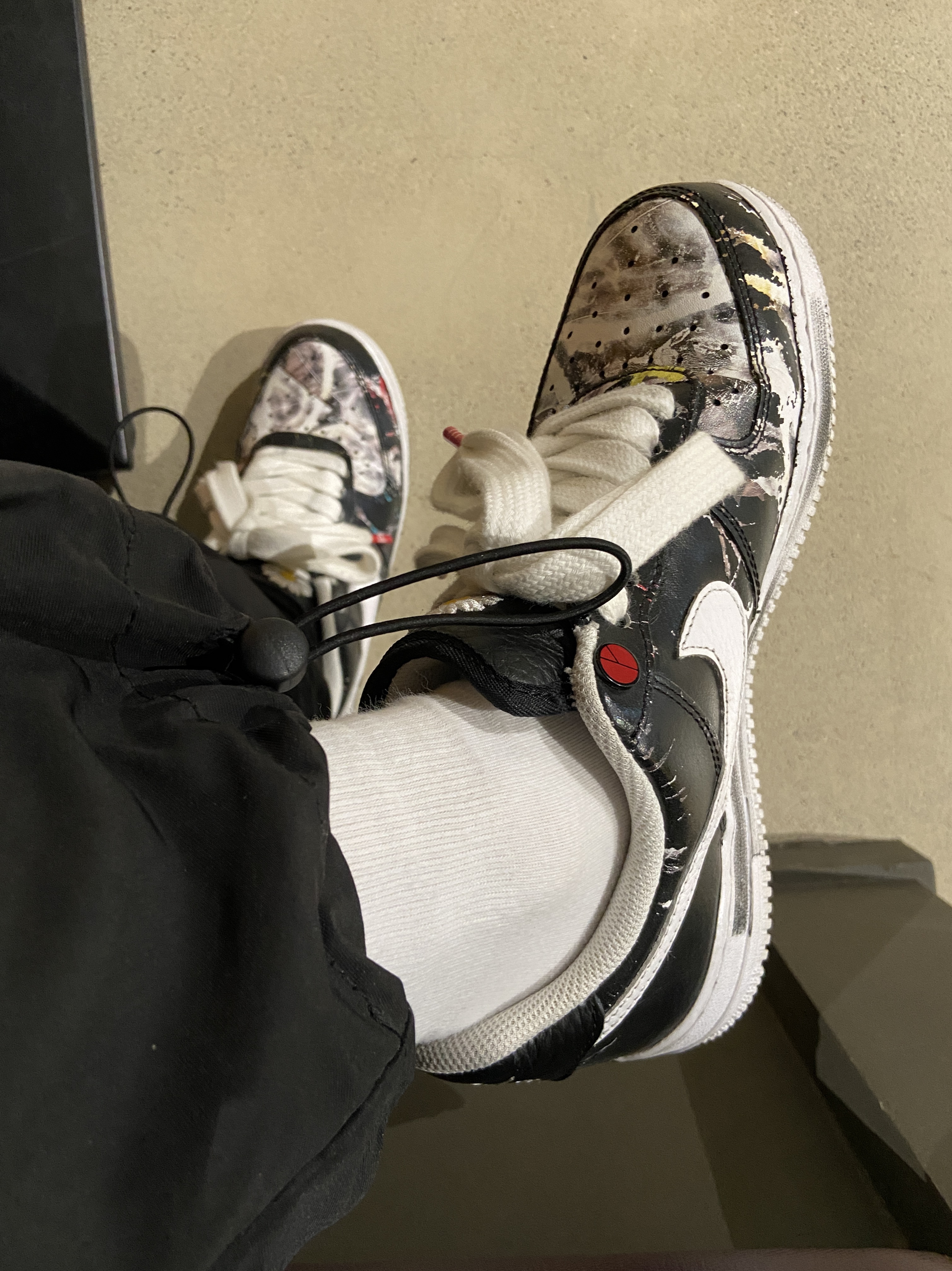 Nike x Peaceminusone Air Force 1 Low Para-Noise 착용 스타일 - 2