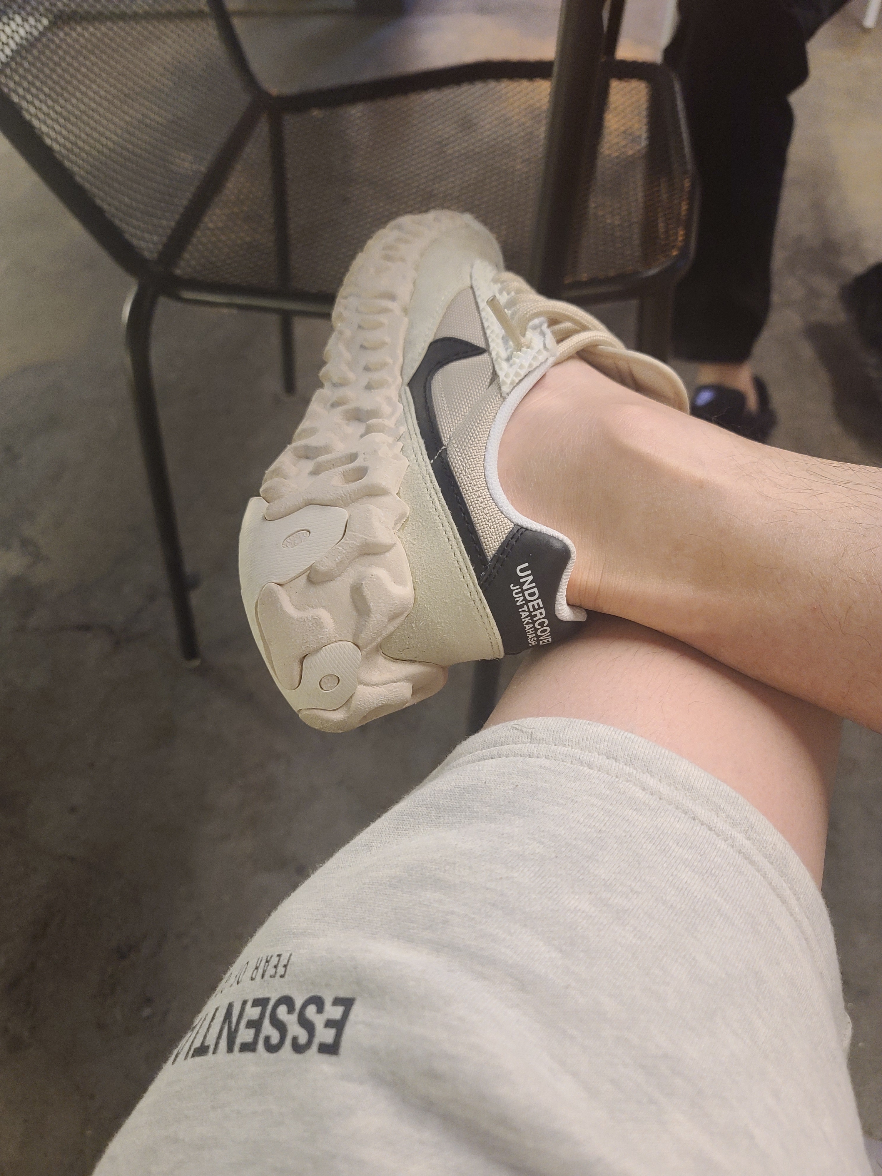 Nike x Undercover Overbreak SP Overcast, Essentials Fleece Shorts Oatmeal Heather - 20FW 착용 스타일 - 2