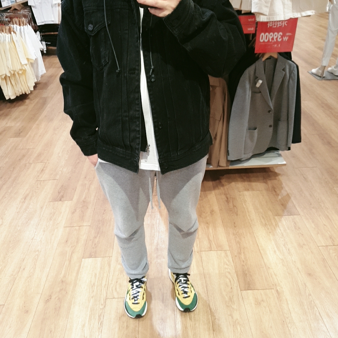 Nike x Sacai VaporWaffle Tour Yellow & Gorge Green Sail 착용 스타일
