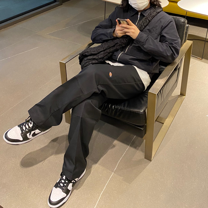 Nike Dunk Low Retro Black 착용 스타일