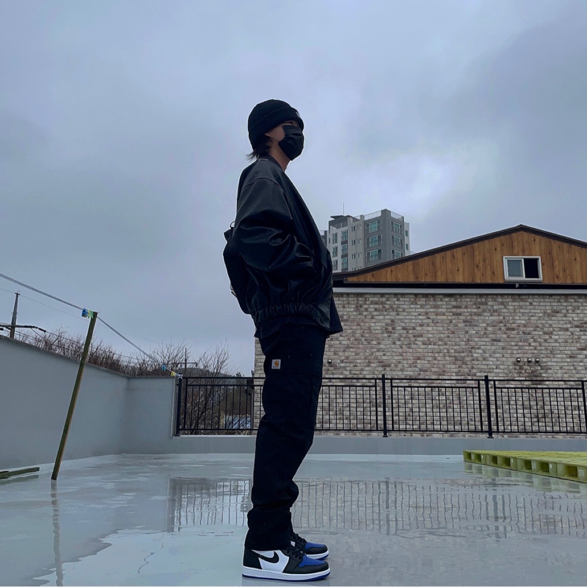 Jordan 1 Retro High OG Royal Toe 착용 스타일