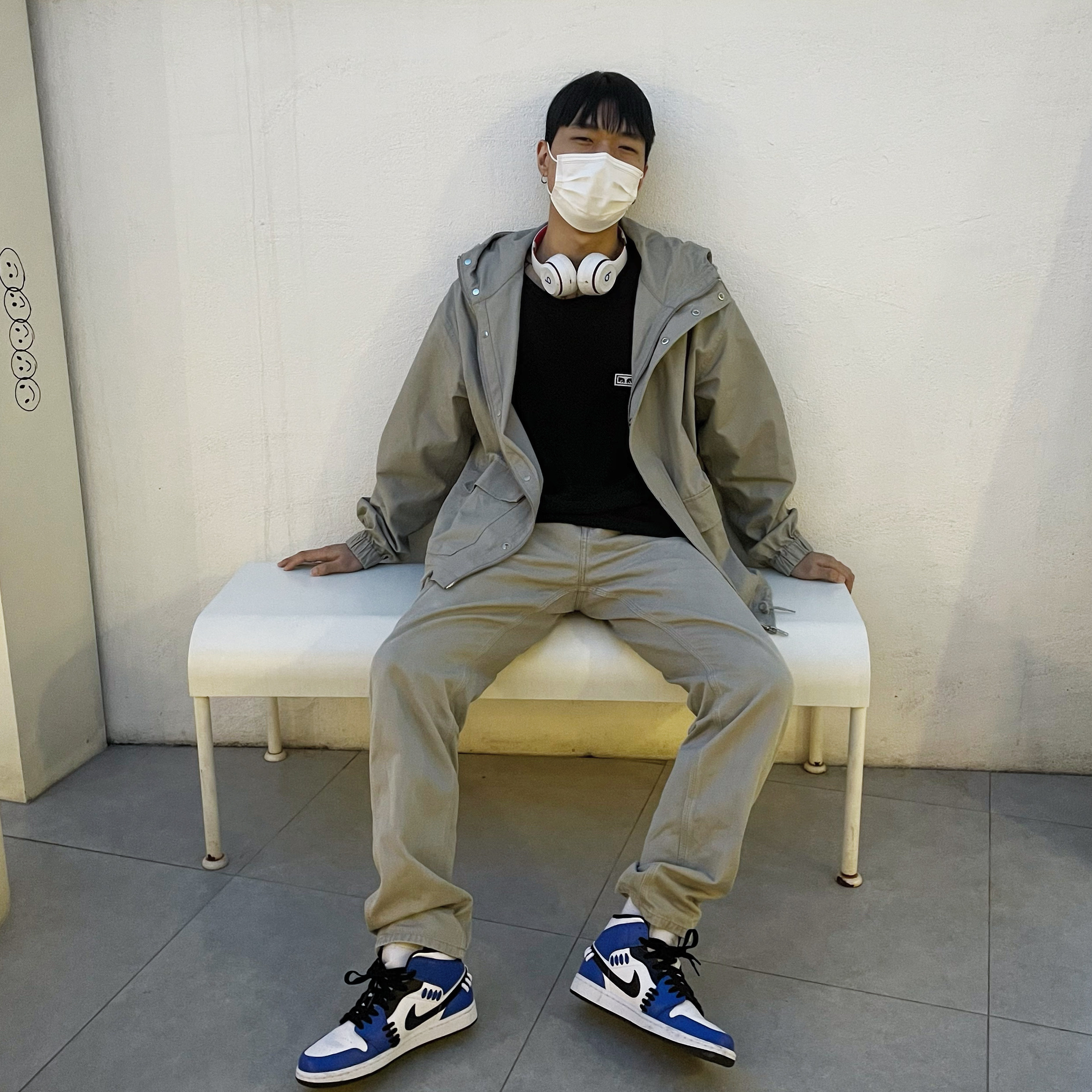 (W) Jordan 1 Mid SE Sisterhood 착용 스타일