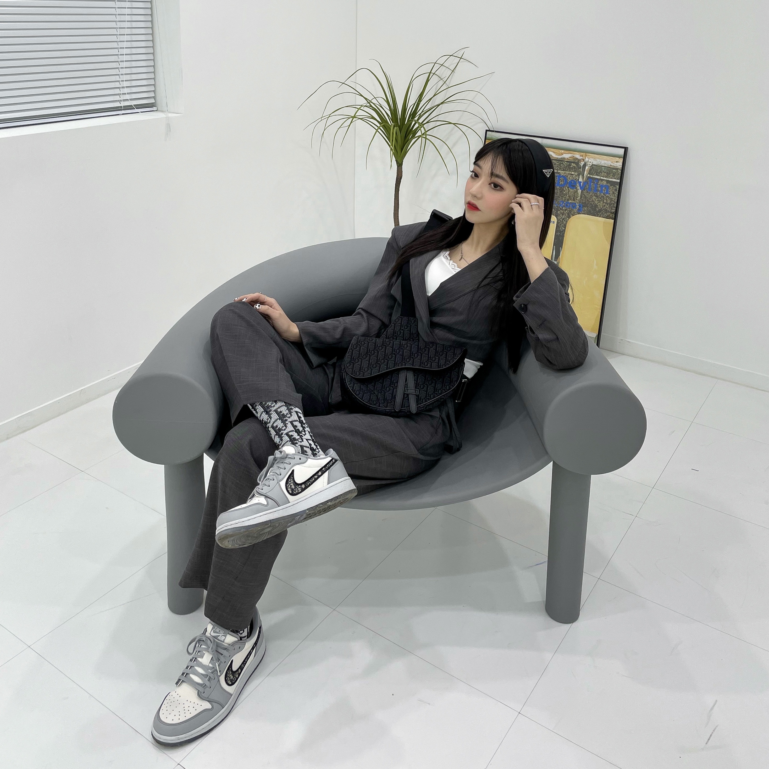 Jordan 1 x Dior Low OG 착용 스타일 - 2