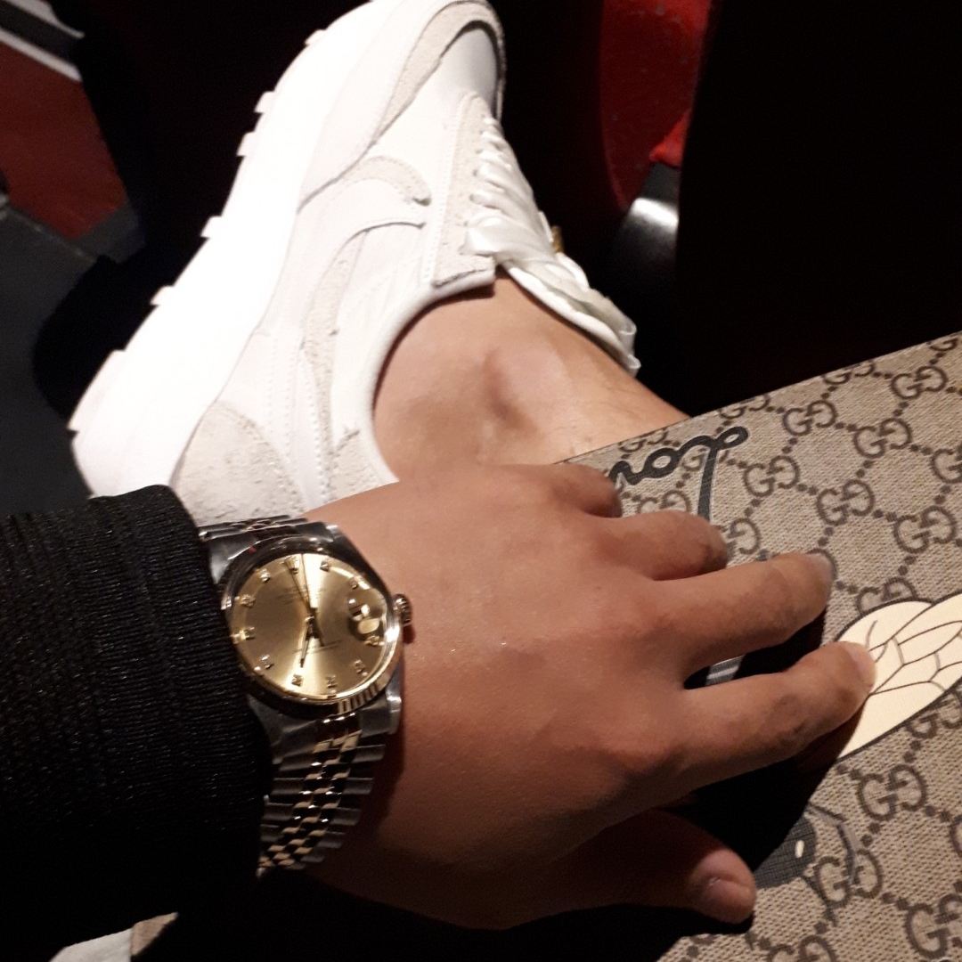 Nike x Sacai LDWaffle White Nylon 착용 스타일