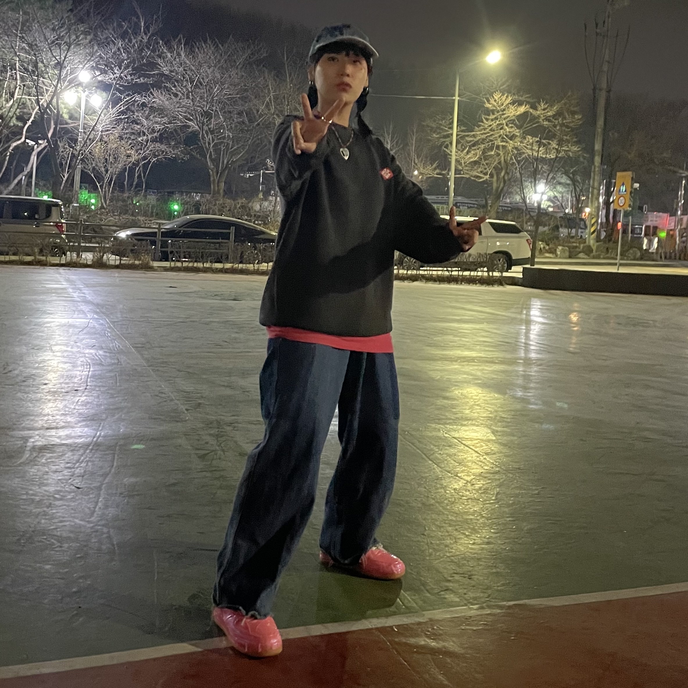 Nike Air Force 1 Experimental Racer Pink 착용 스타일