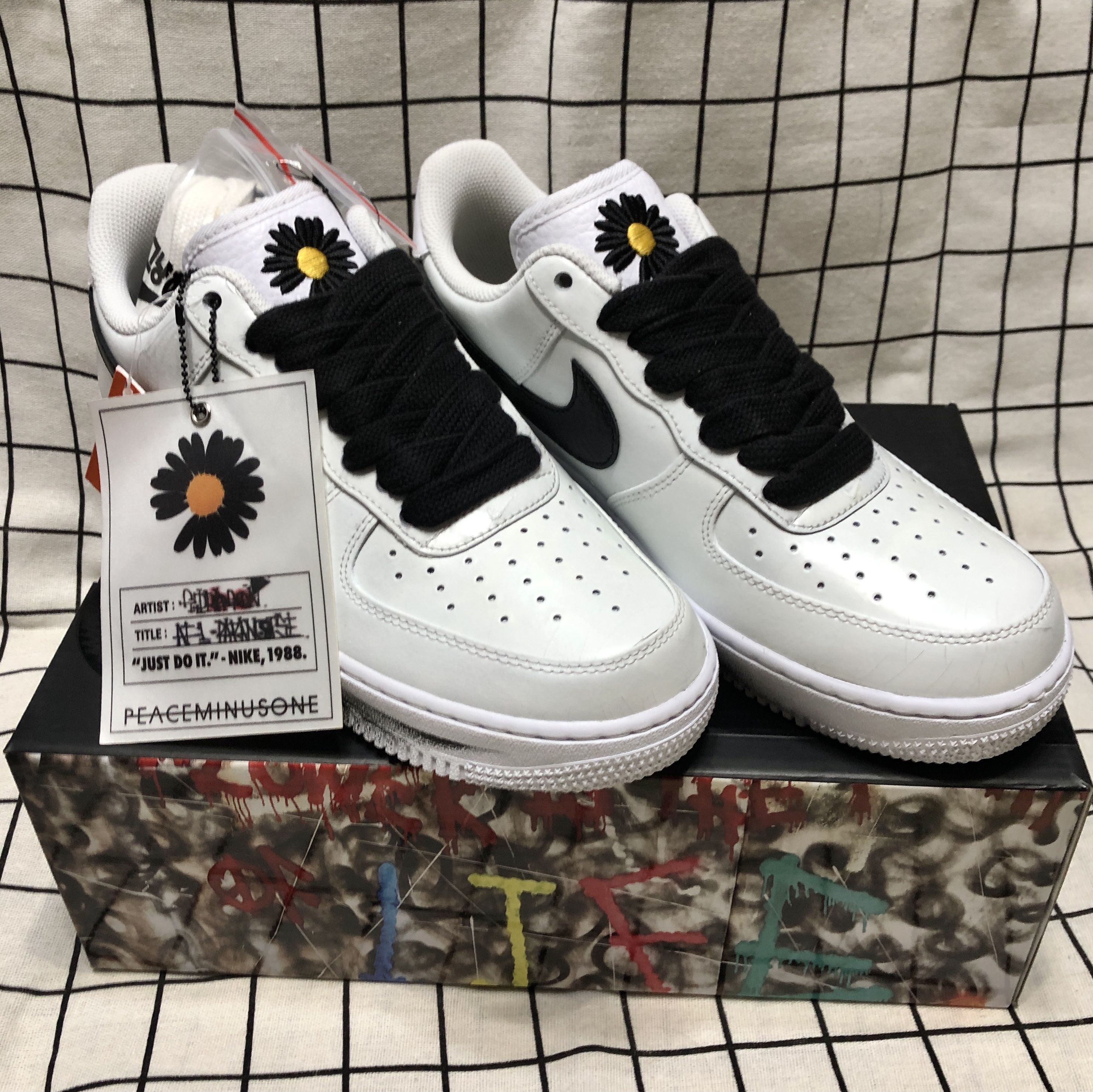 Nike x Peaceminusone Air Force 1 Low Para-Noise 2.0 착용 스타일