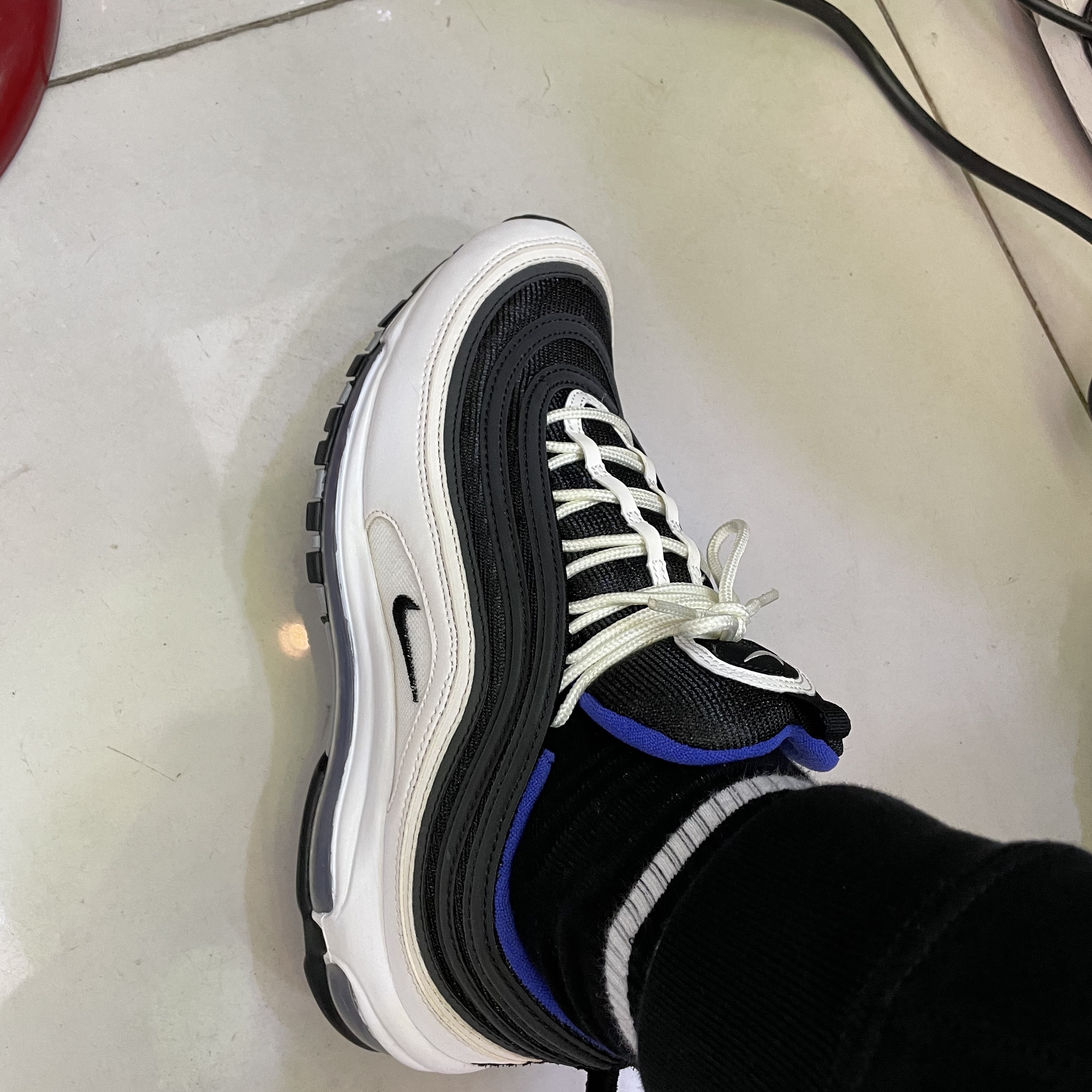 Nike Air Max 97 Persian Violet 착용 스타일 - 1