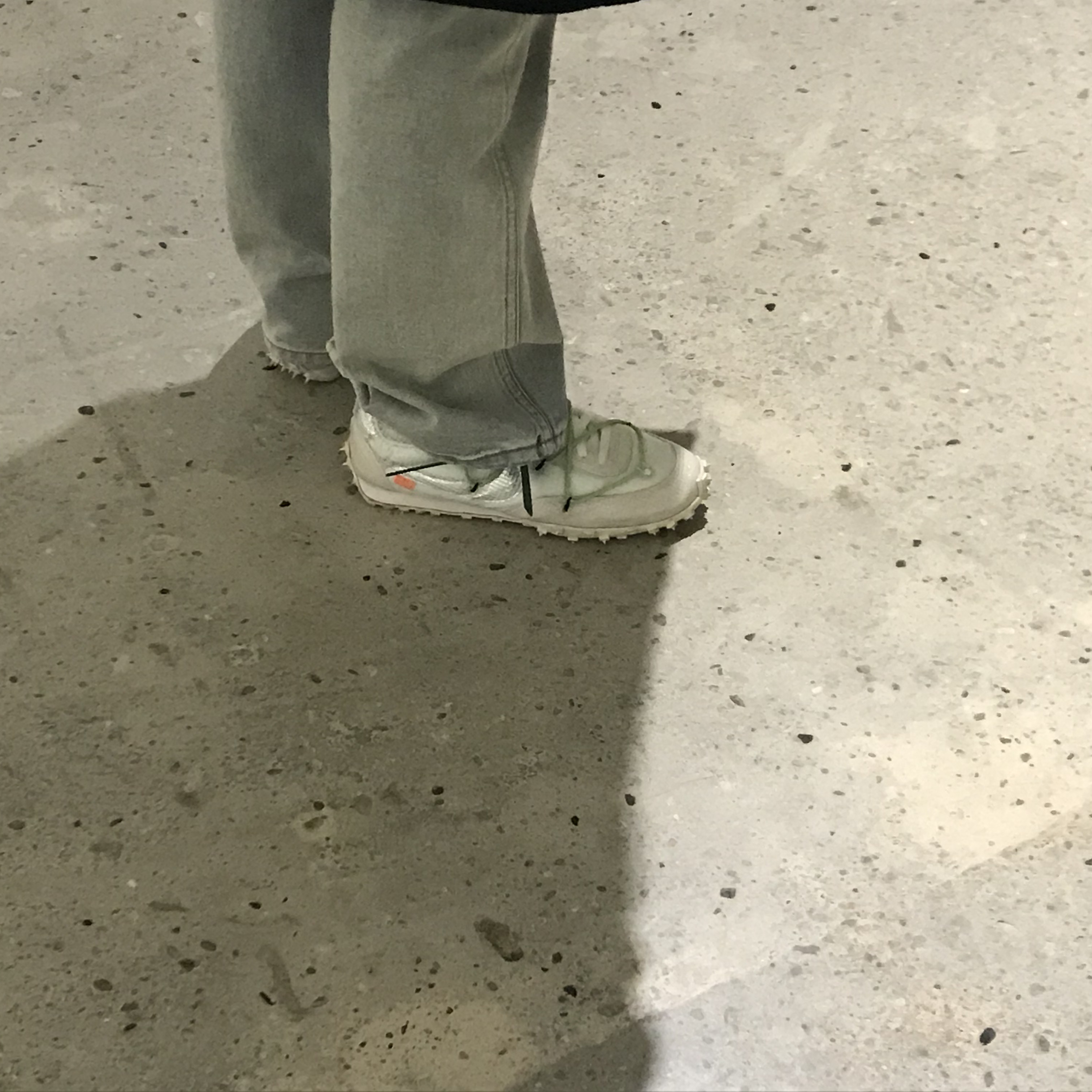 (W) Nike x Off-White Waffle Racer White ์ฐฉ์ฉ ์คํ์ผ - 2