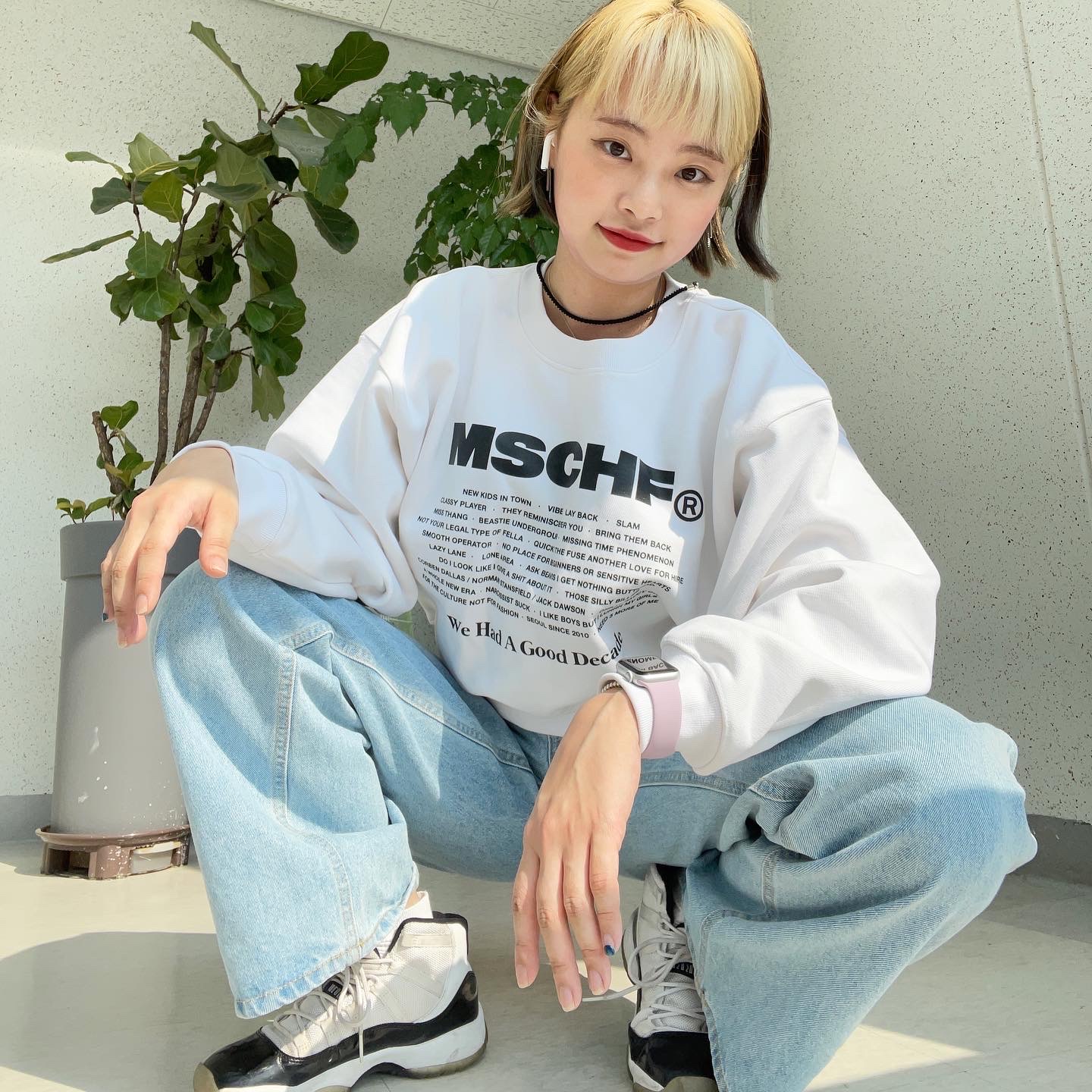 (GS) Jordan 11 Retro Concord 2018 착용 스타일 - 1