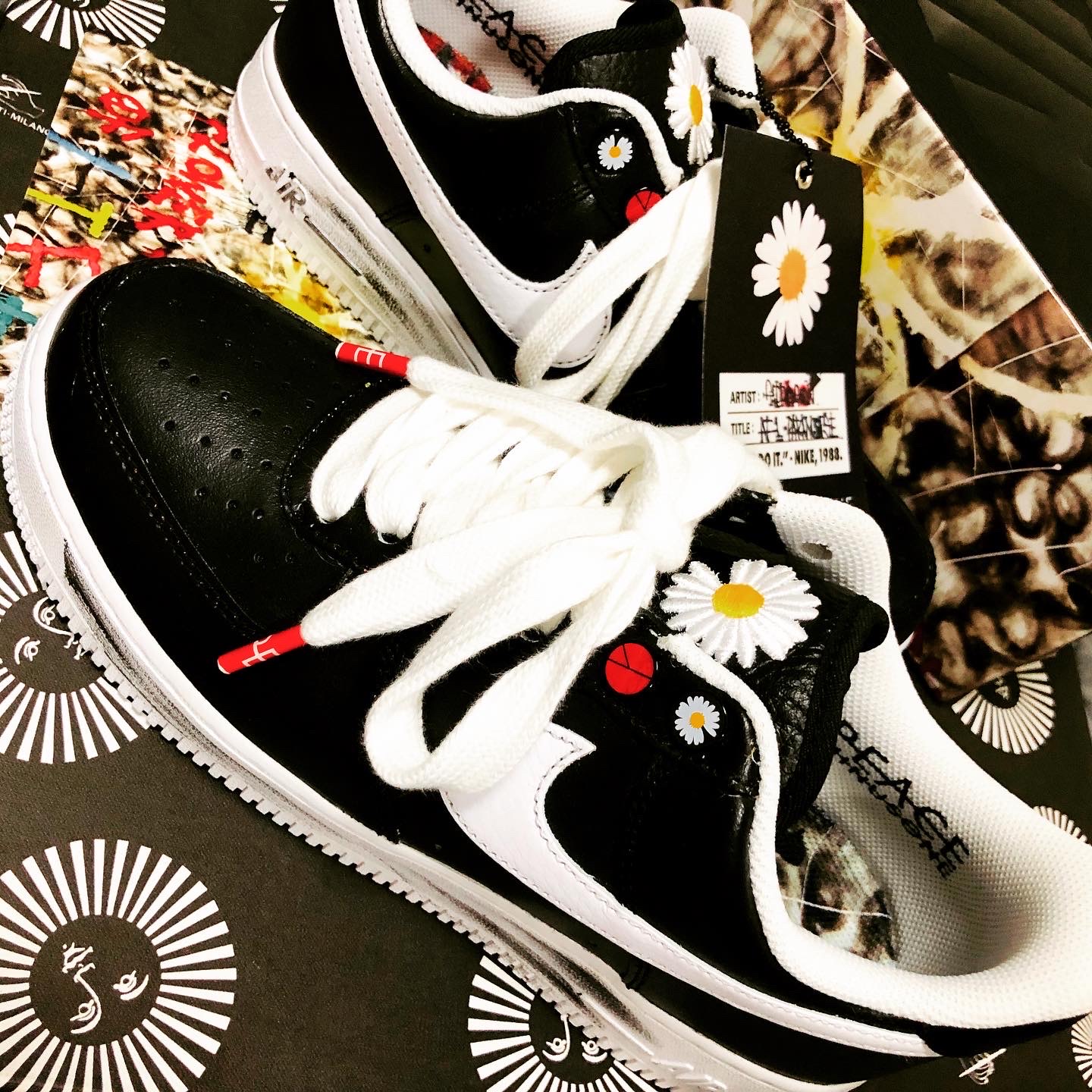 Nike x Peaceminusone Air Force 1 Low Para-Noise 착용 스타일 - 1