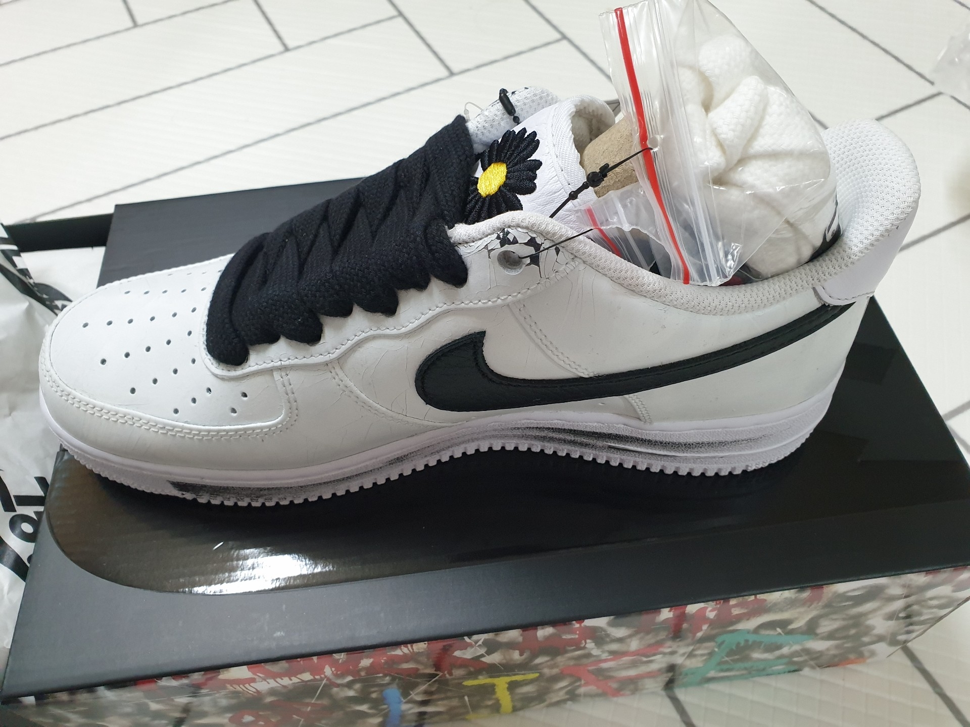 Nike x Peaceminusone Air Force 1 Low Para-Noise 2.0 착용 스타일