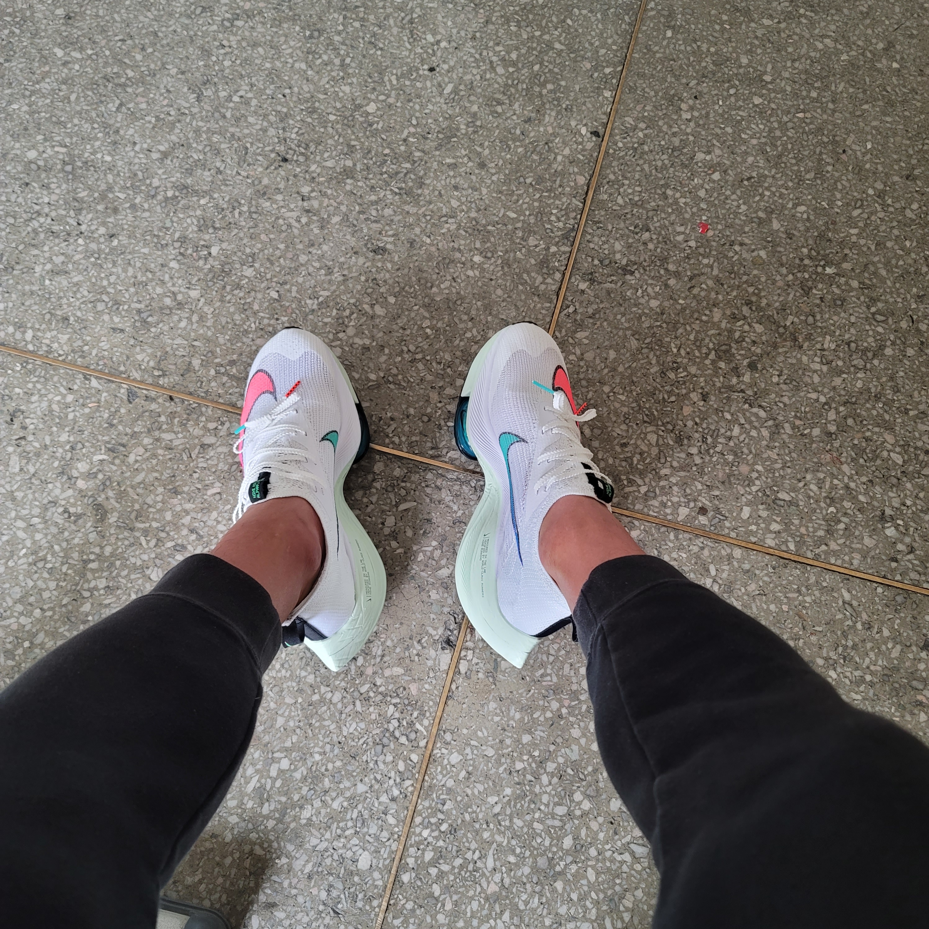 Nike Air Zoom Alphafly Next% Watermelon 착용 스타일