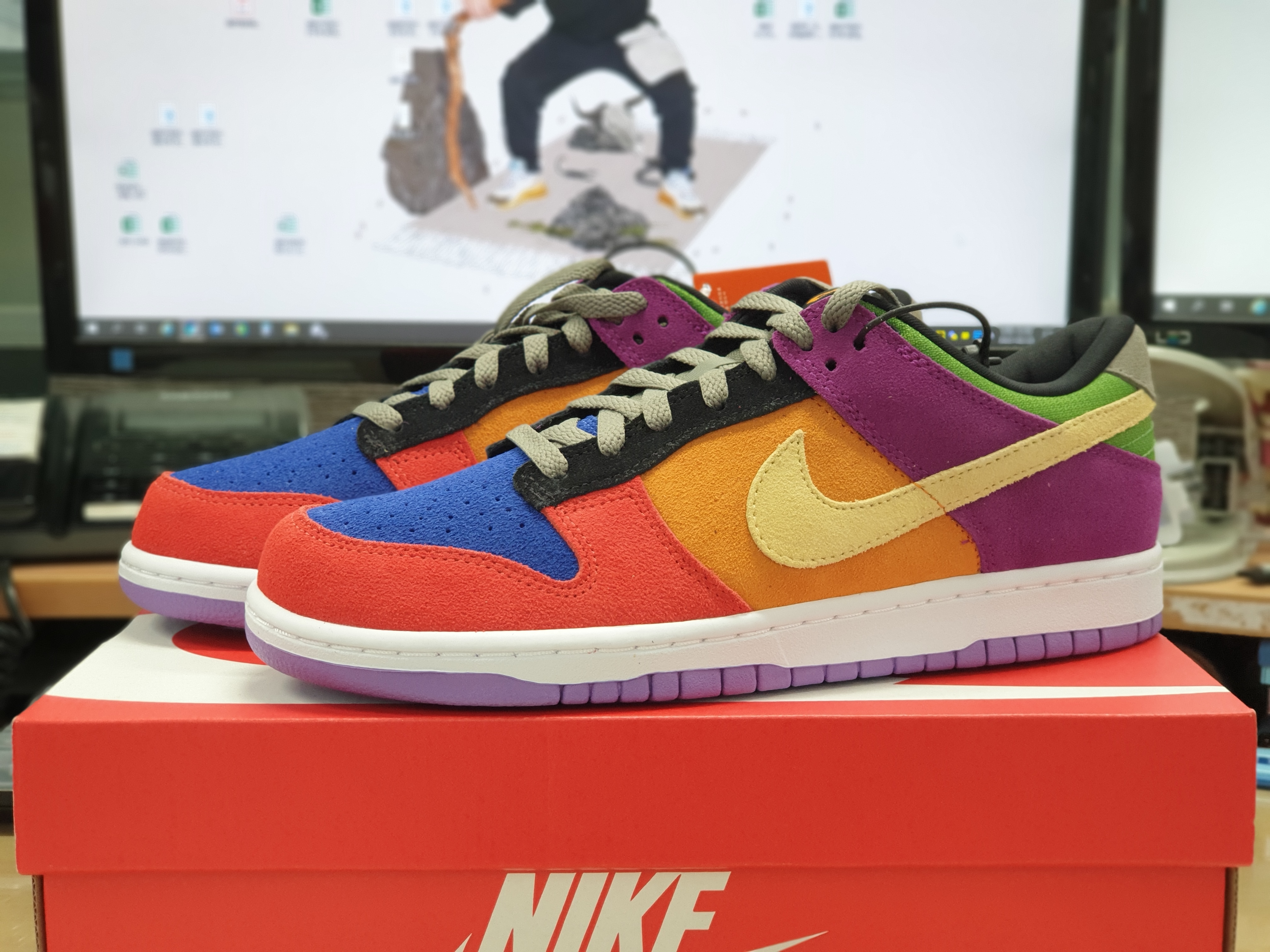 Nike Dunk Low SP Retro Viotech 2019 착용 스타일