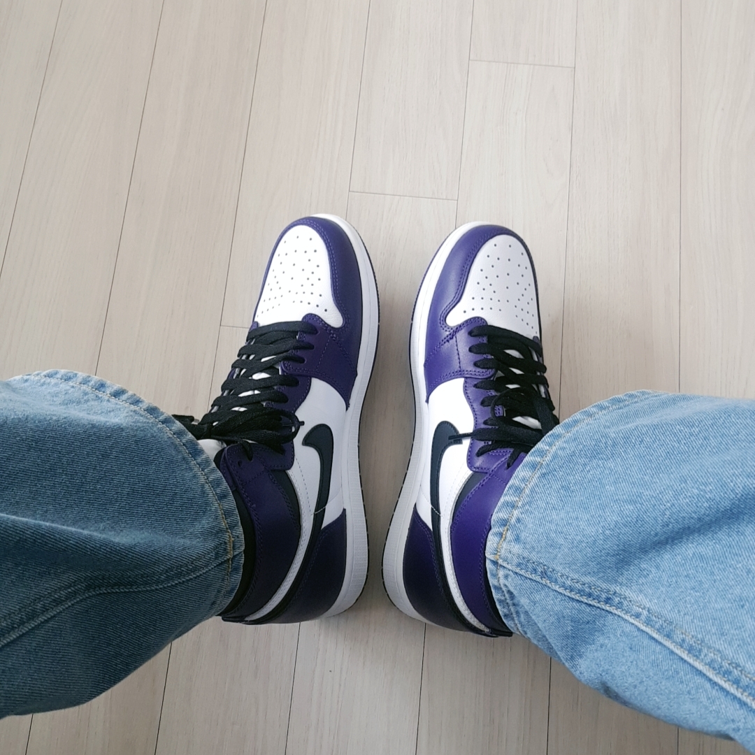Jordan 1 Retro High OG Court Purple 2020 착용 스타일 - 2