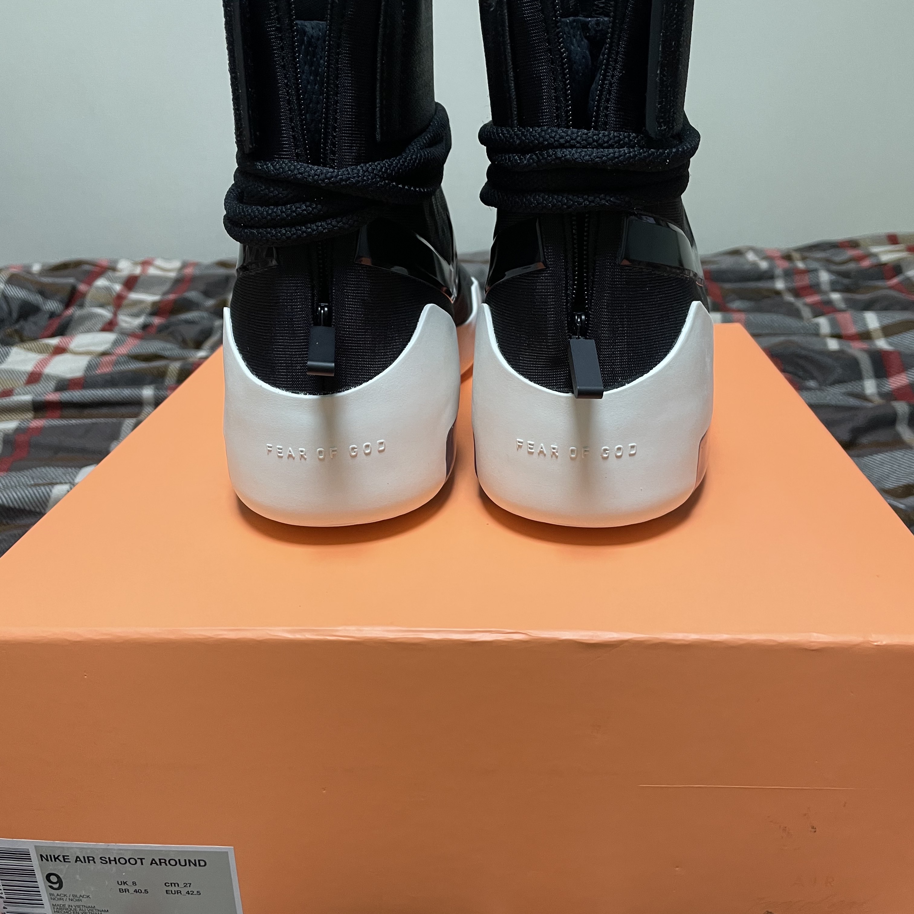 Nike x Fear of God Air Fear of God SA Black 착용 스타일 - 3