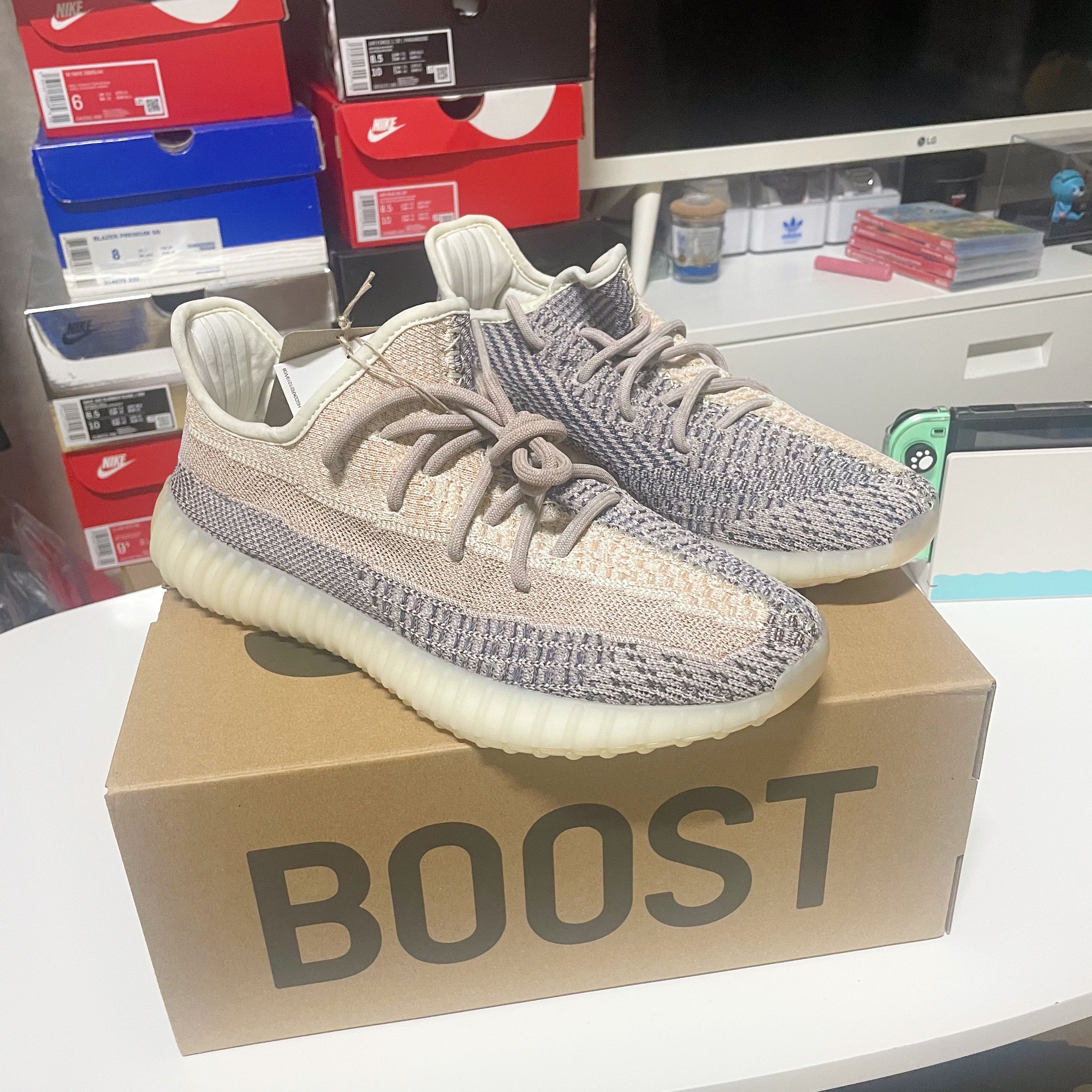 Adidas Yeezy Boost 350 V2 Ash Pearl 착용 스타일