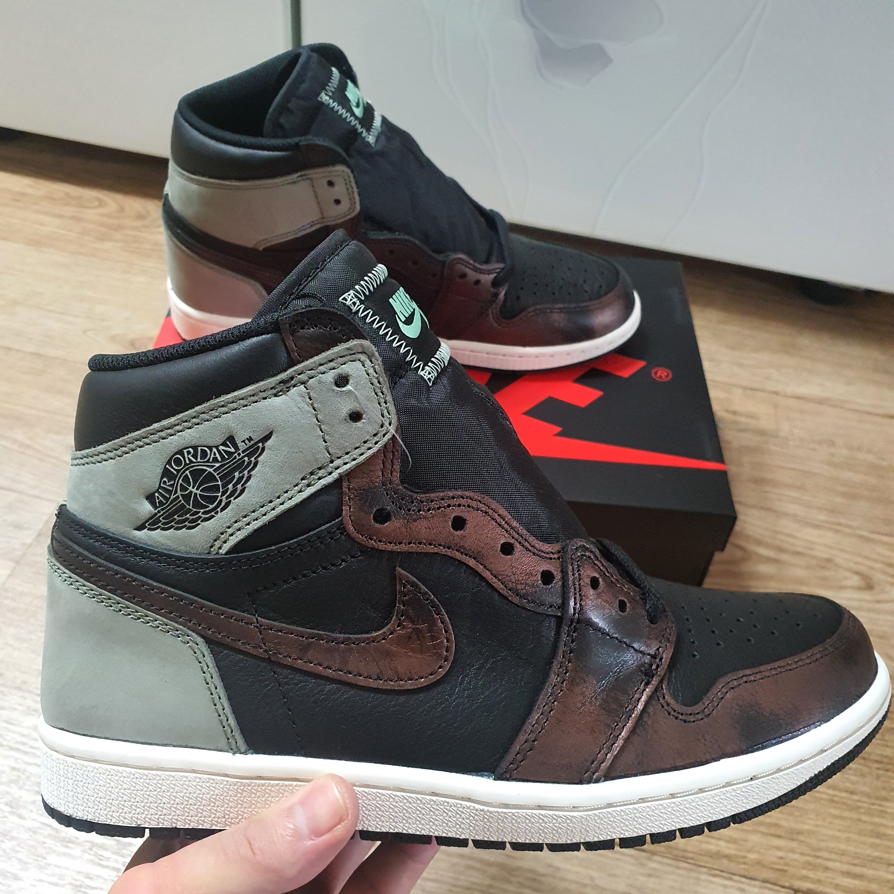 Jordan 1 Retro High OG Rust Shadow 착용 스타일 - 3