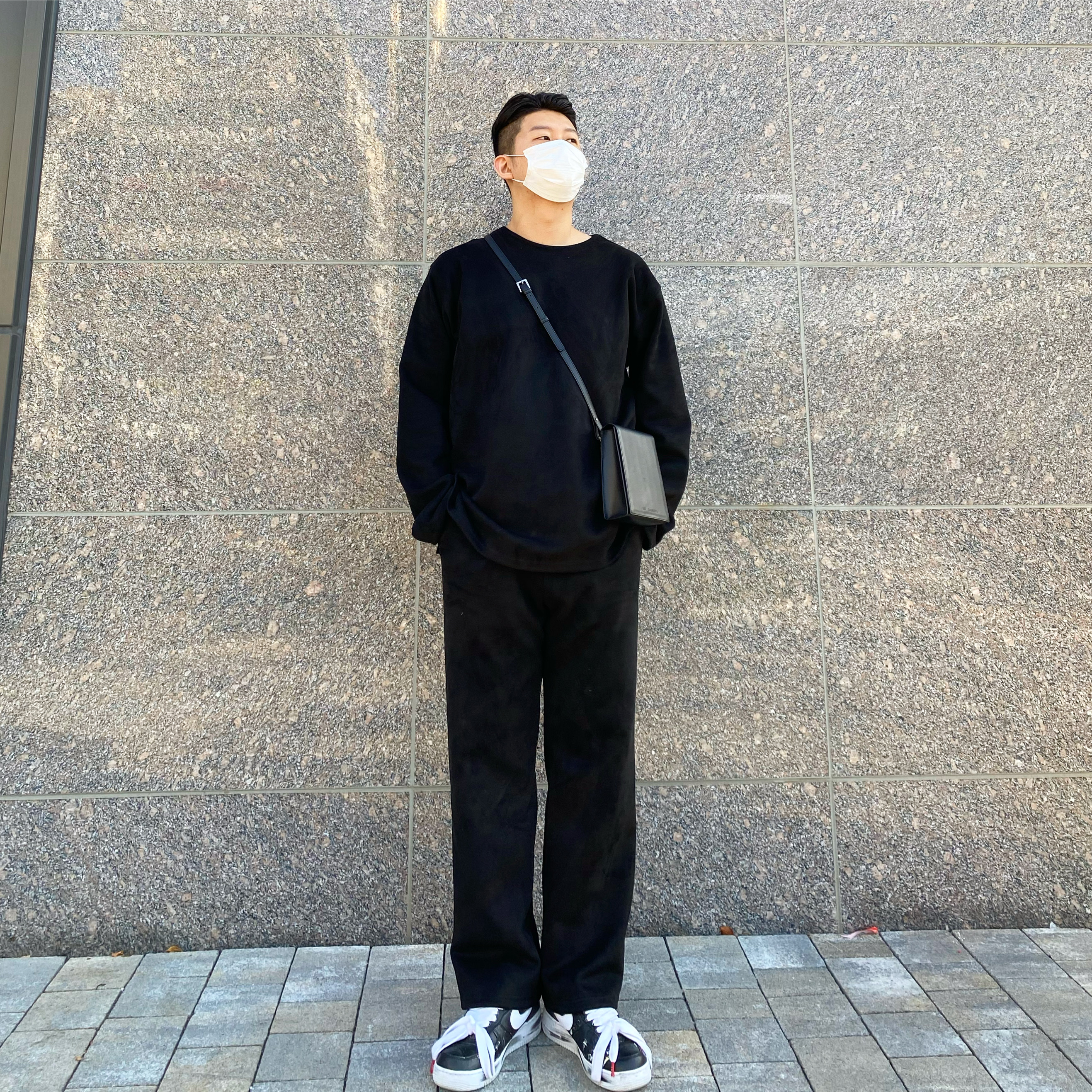 Nike x Peaceminusone Air Force 1 Low Para-Noise 착용 스타일